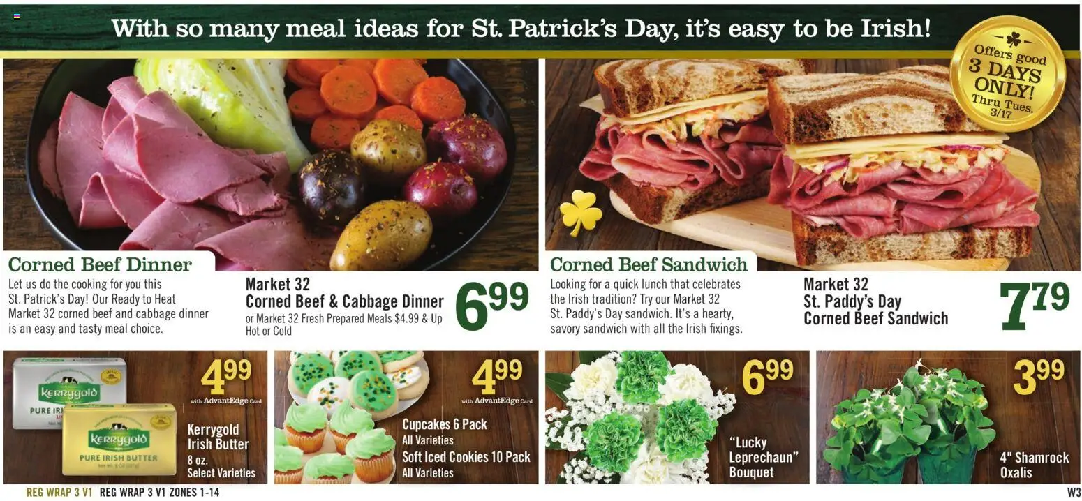 Price Chopper - Weekly Ad - valid from 15.03.2026 | Page: 19 | Products: Butter, Beef, Cookies, Cabbage