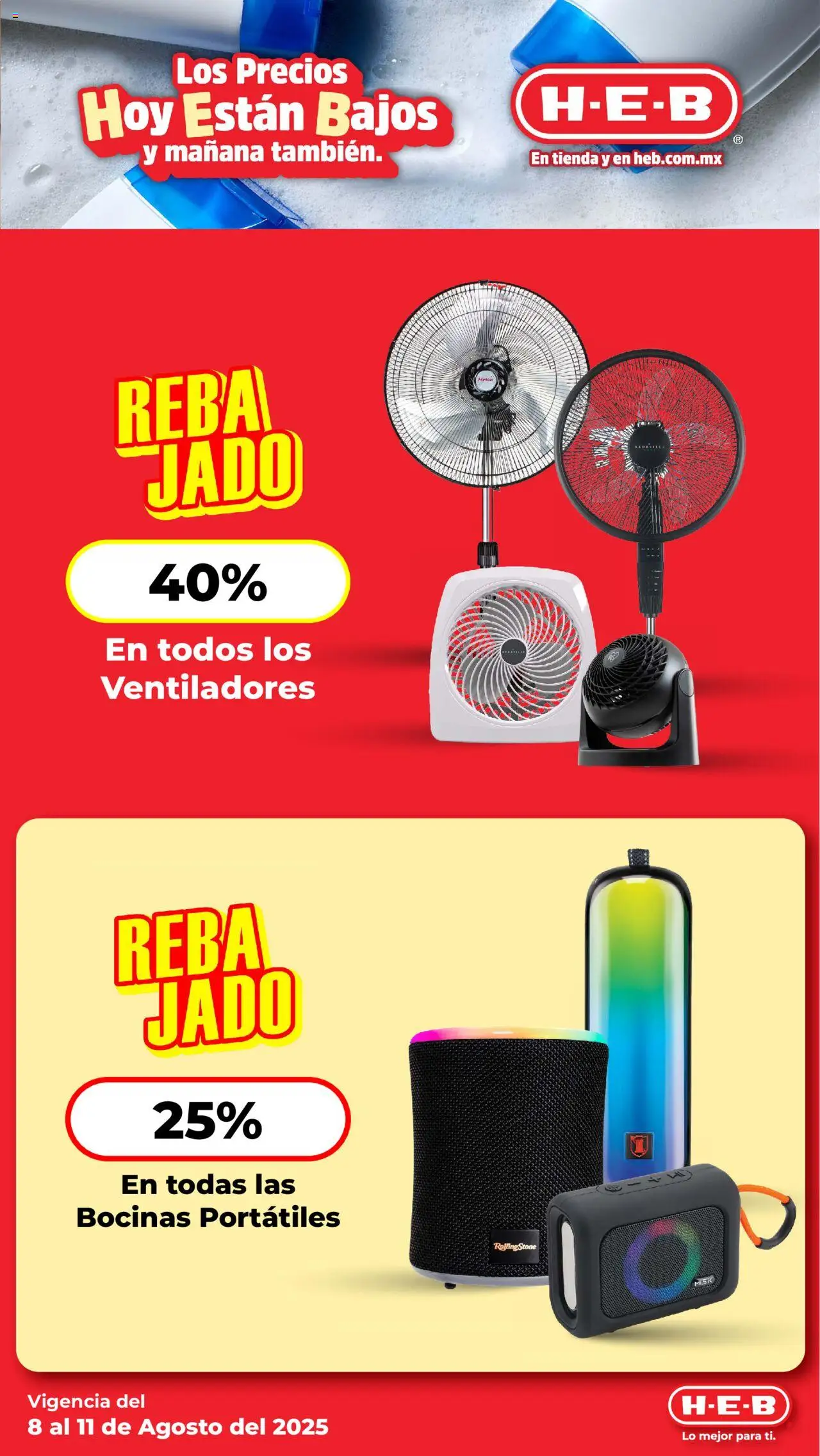 Nuevas ofertas de H-E-B válidas en toda la República Mexicana desde el 08.08.2025. ¡Encuentra las mejores ofertas en H-E-B folleto! | Página: 18