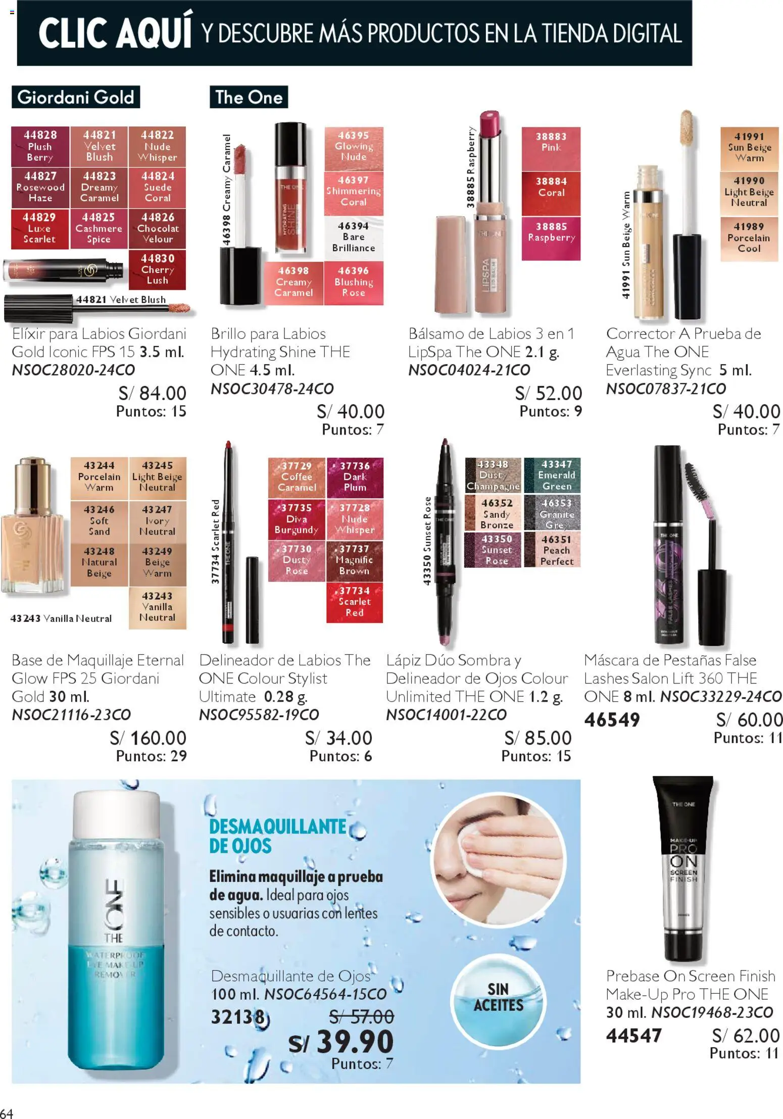 Catálogo Oriflame válido desde 06.12.2025 | Página: 64 | Productos: Delineador de ojos, Delineador, Maquillaje, Corrector