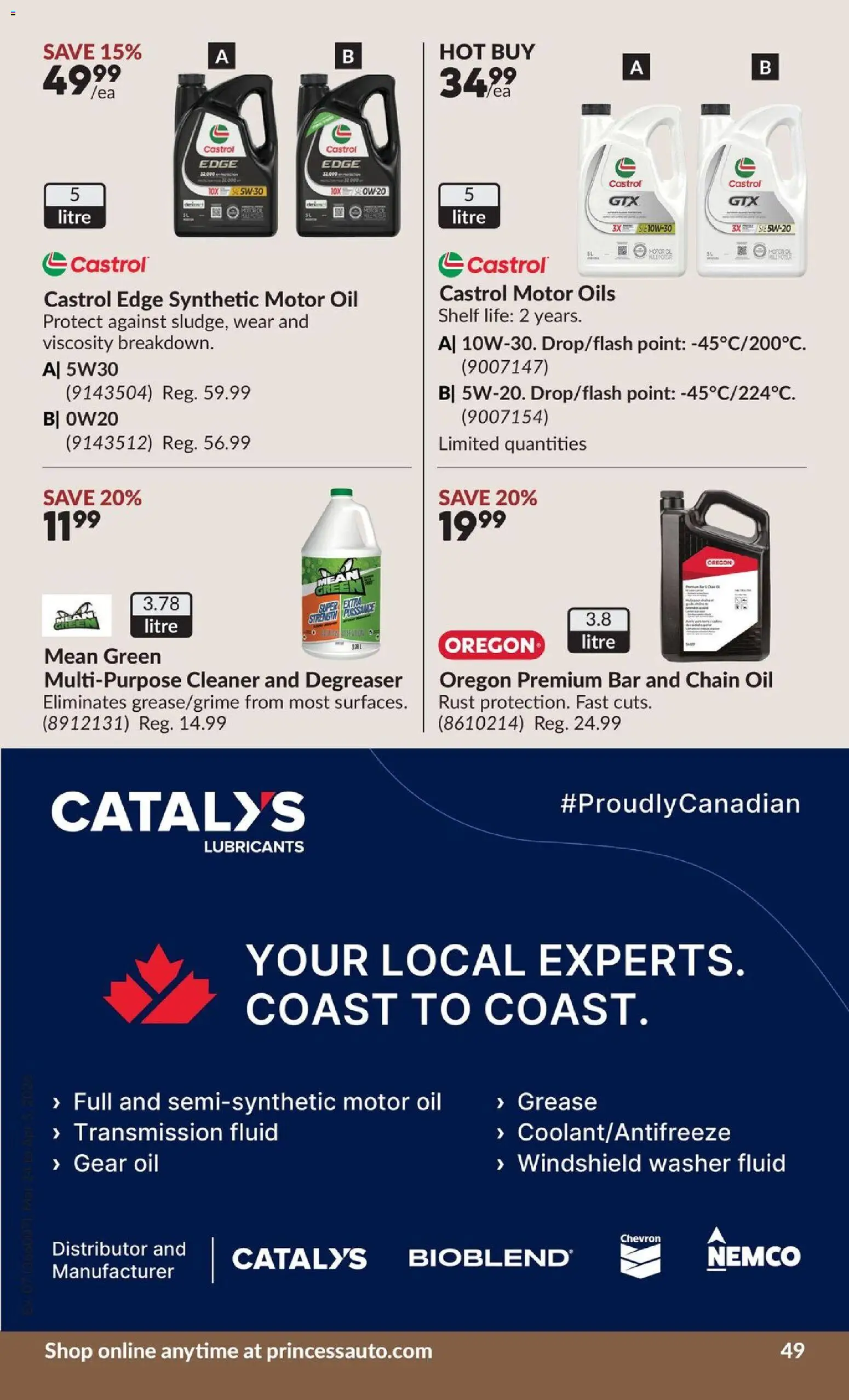 Princess Auto flyer valid from 24.03.2026 | Page: 57 | Products: Shelf, Oil