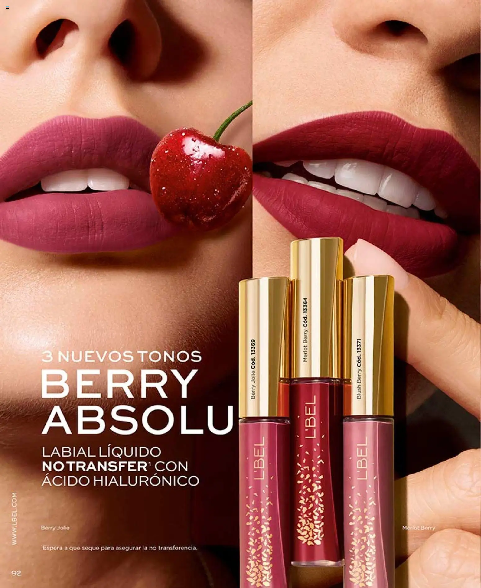 Catálogo L'Bel Campaña 7 │ válido desde el 18.04.2026 | Página: 92 | Productos: Labial