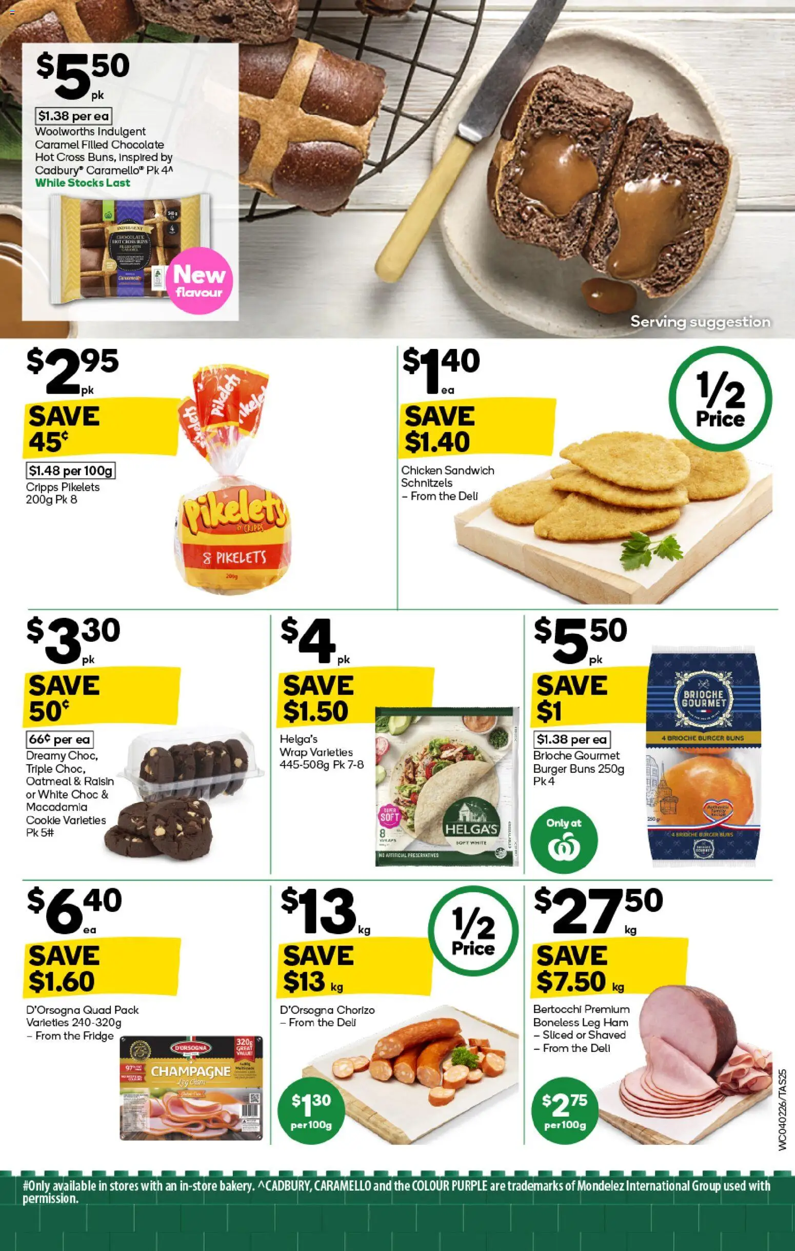 Woolworths catalogue - valid from 04.02.2026 | Page: 25 | Products: Chocolate, Ham, Chicken, Fridge