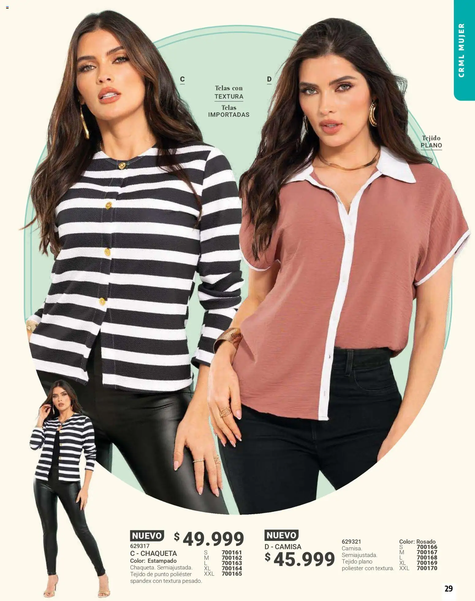 Carmel revista - valida desde el 01.03.2026 | Página: 29 | Productos: Camisa, Chaqueta