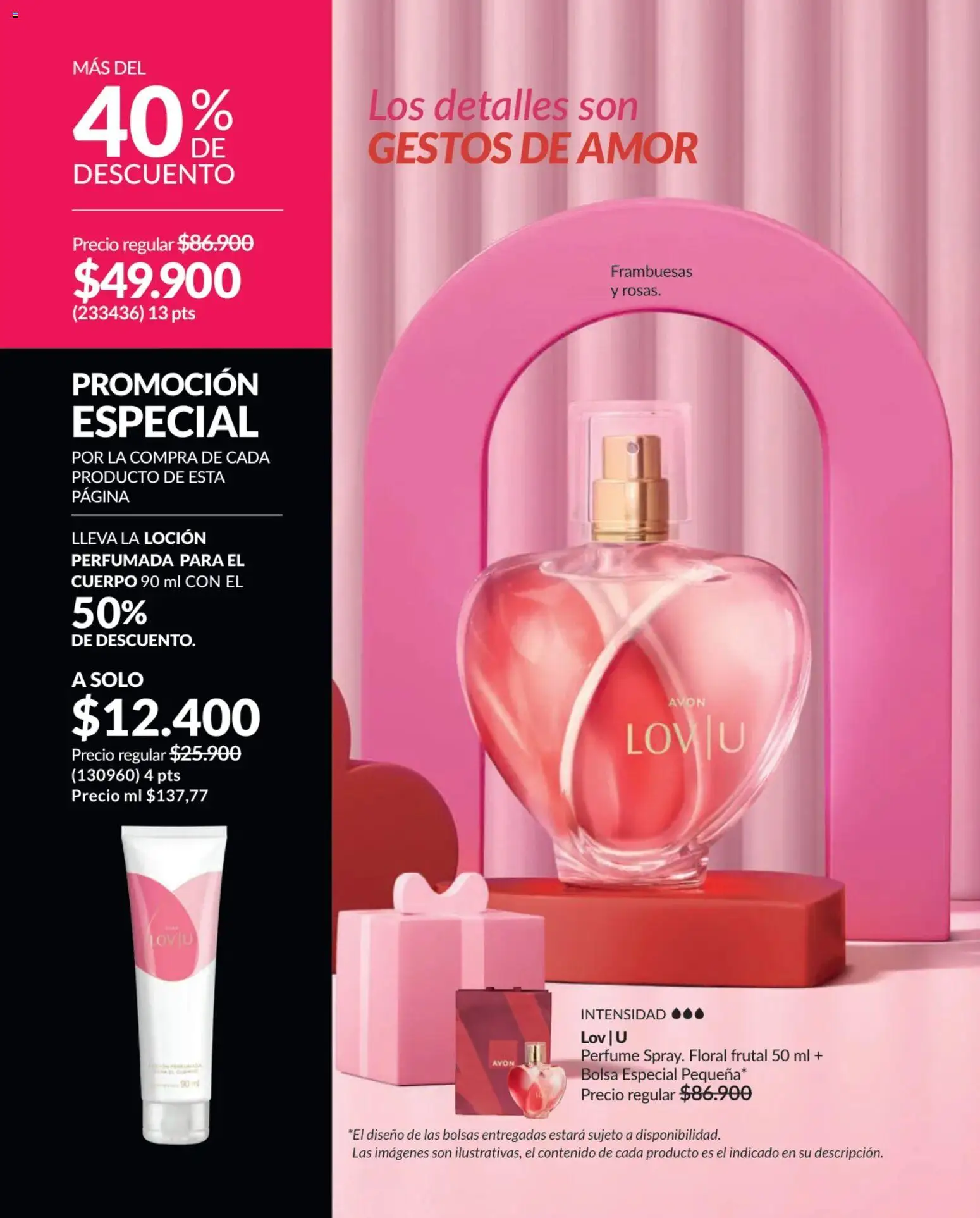 Avon revista - valida desde el 01.02.2026 | Página: 30 | Productos: Bolsa, Loción, Perfume
