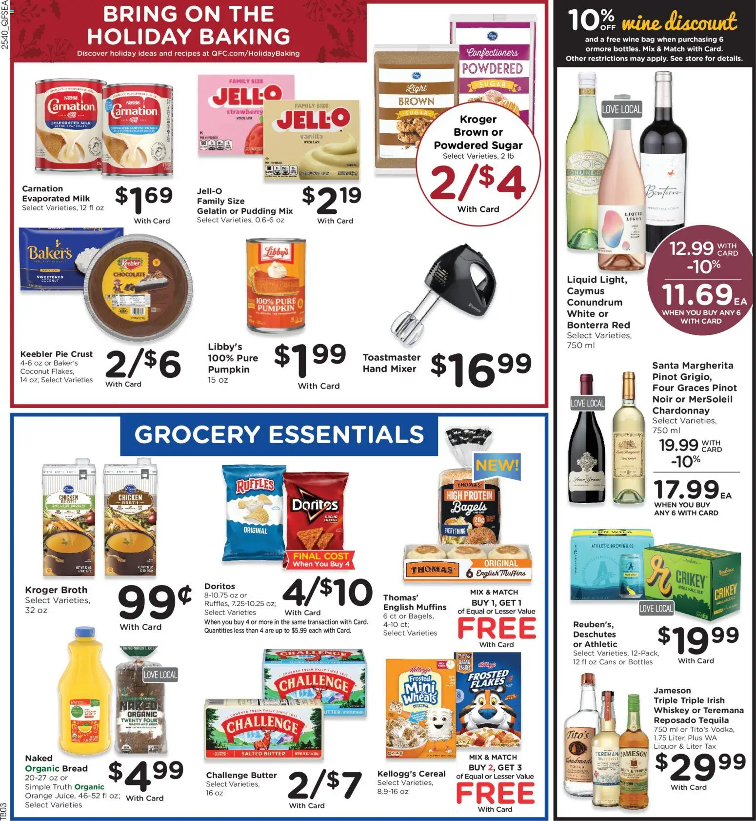 QFC Black Friday - valid from 05.11.2025 | Page: 6 | Products: Bread, Chocolate, Sugar, Pumpkin