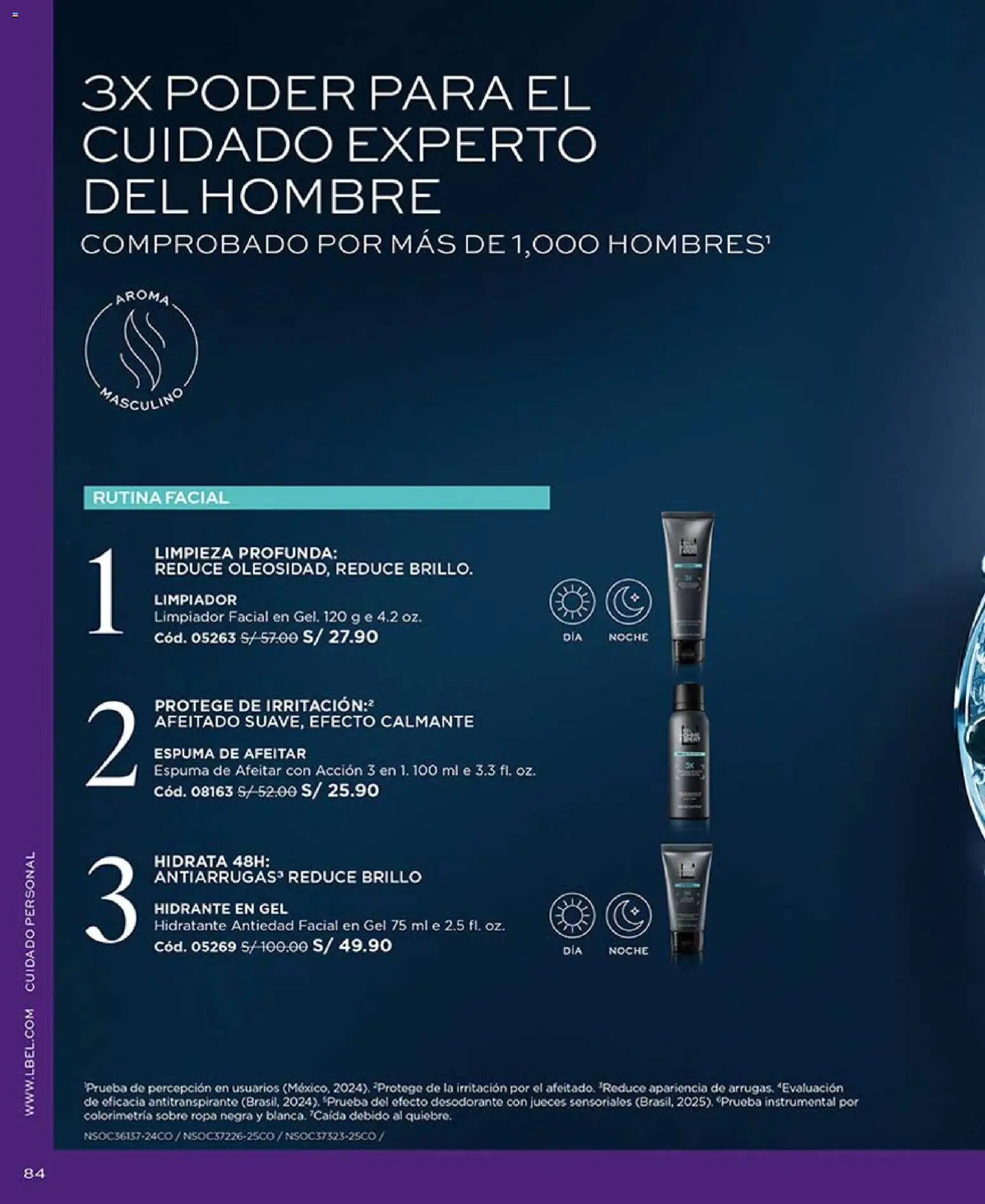 Catálogo L'Bel válido desde 21.02.2026 | Página: 84 | Productos: Espuma de afeitar, Desodorante, Antitranspirante, Ropa