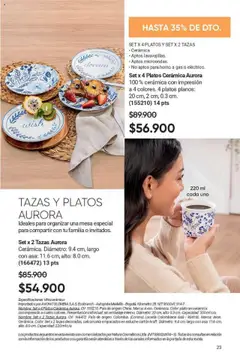 Avon revista - valida desde el 13.07.2025 | Página: 23 | Productos: Estuche, Magdalena, Horno, Mesa