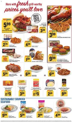Food Lion Weekly Ad - valid from 30.07.2025 | Page: 3 | Products: Ring, Pork, Beef, Potatoes