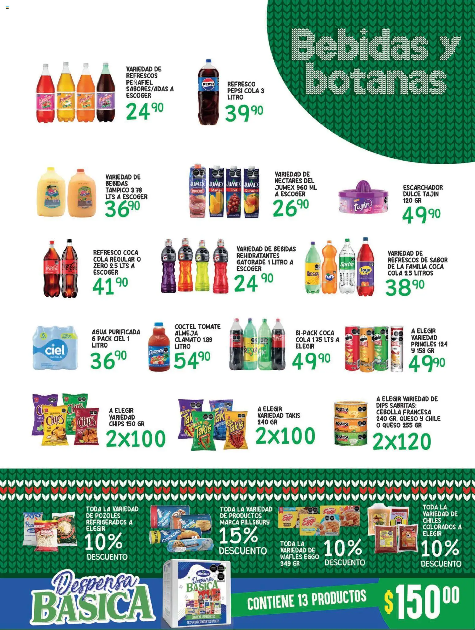 Nuevas ofertas de Alsuper válidas en toda la República Mexicana desde el 30.12.2025. ¡Encuentra las mejores ofertas en Alsuper folleto Chihuahua Capital! | Página: 3 | Productos: Tomate, Agua, Queso, Despensa