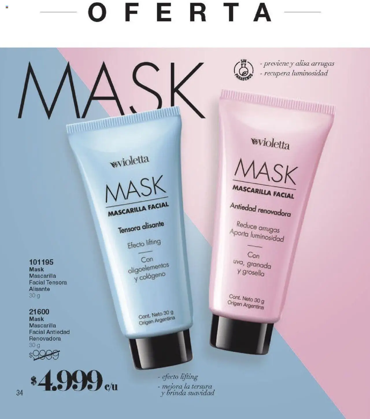 Violetta catálogo │ válido desde el 09.10.2025 | Página: 34 | Productos: Mascarilla