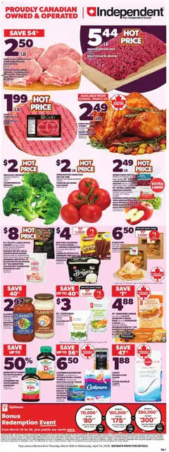 Preview of Independent Grocer weekly flyer / circulaire from shop Independent Grocer valid from 26.03.2026 | Page: 3