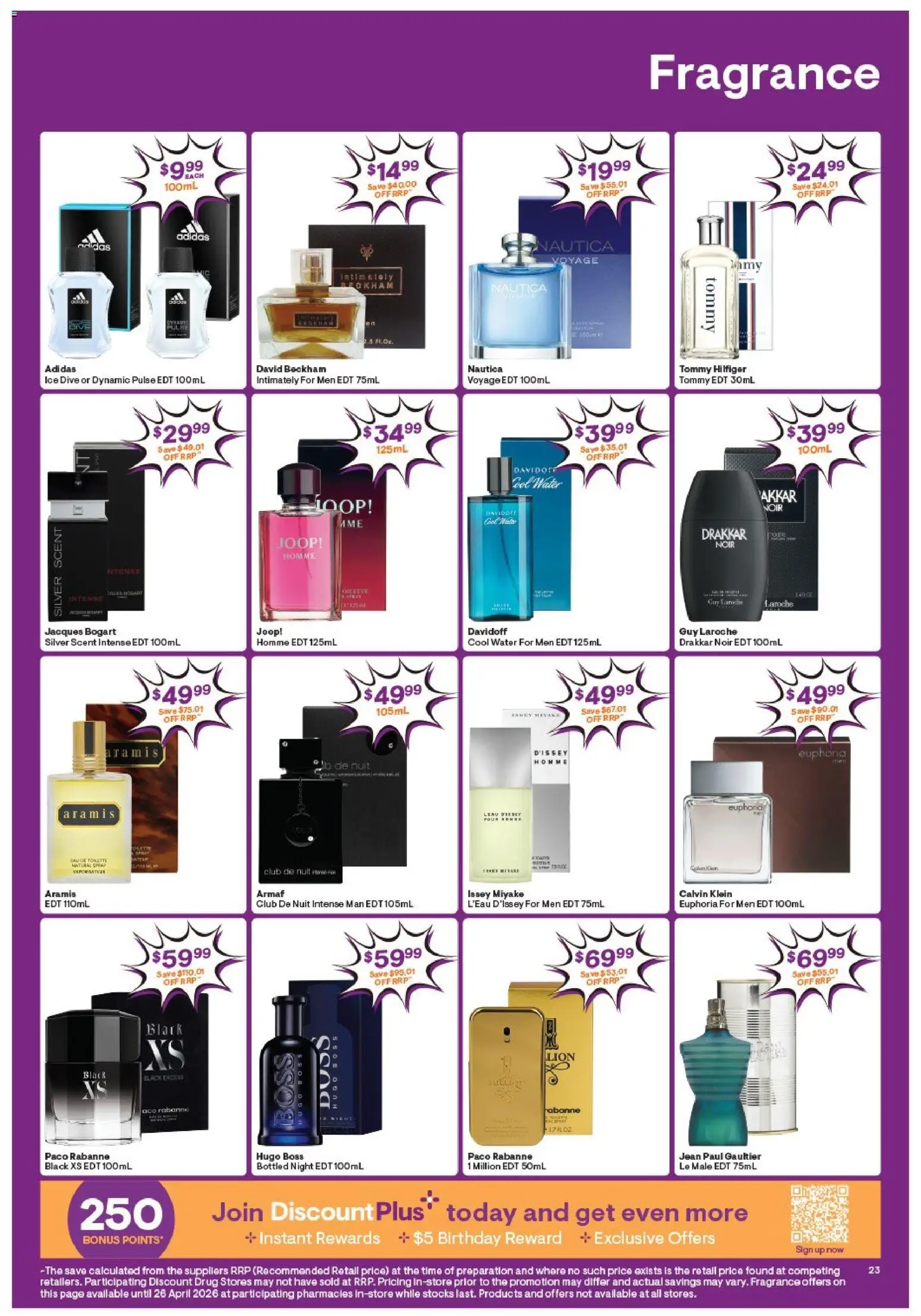 Discount Drug Stores catalogue - valid from 13.04.2026 | Page: 23 | Products: Fragrance, Lotion, Water, Sensitive skin