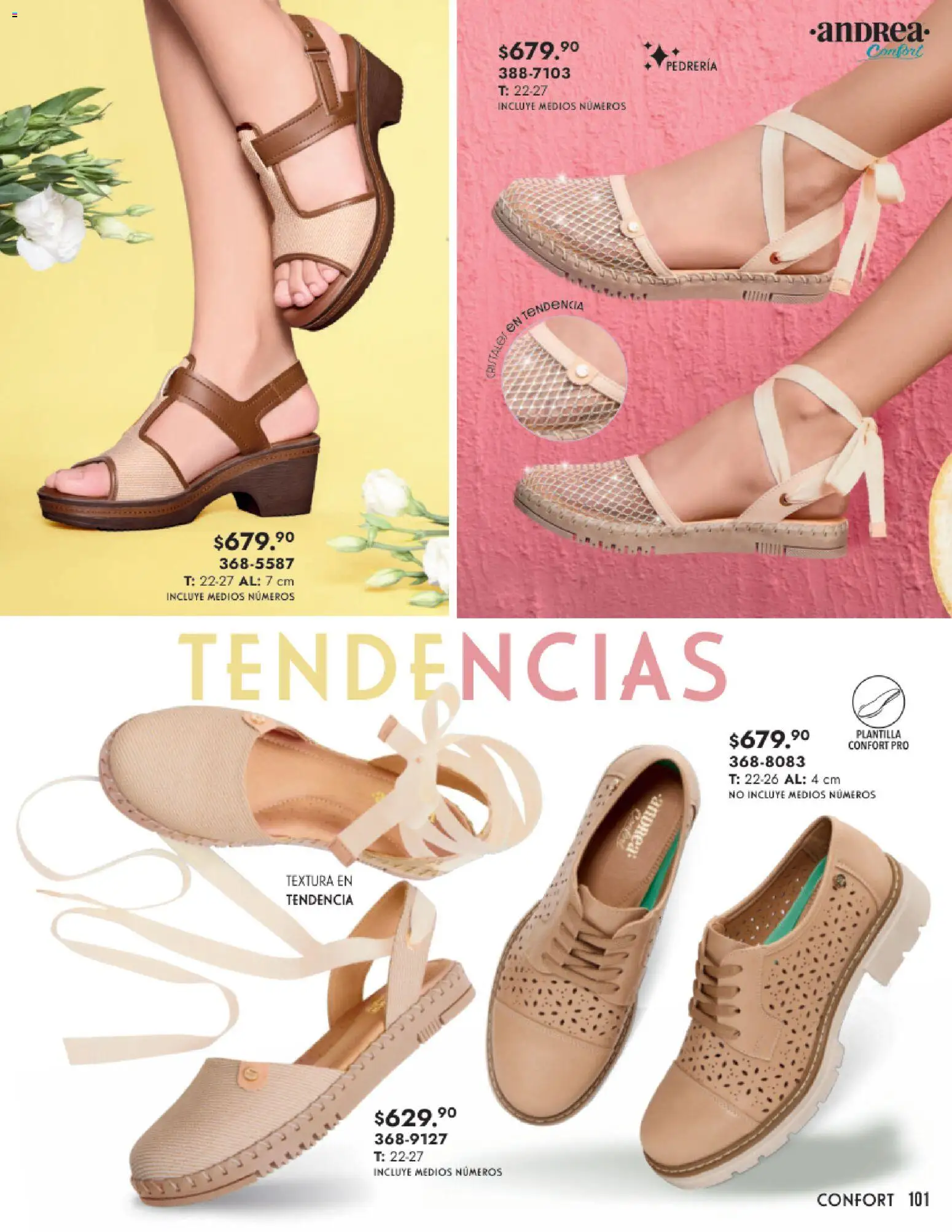 Nuevas ofertas de Andrea válidas en toda la República Mexicana desde el 25.01.2026. ¡Encuentra las mejores ofertas en Andrea catálogo Calzado Dama! | Página: 101