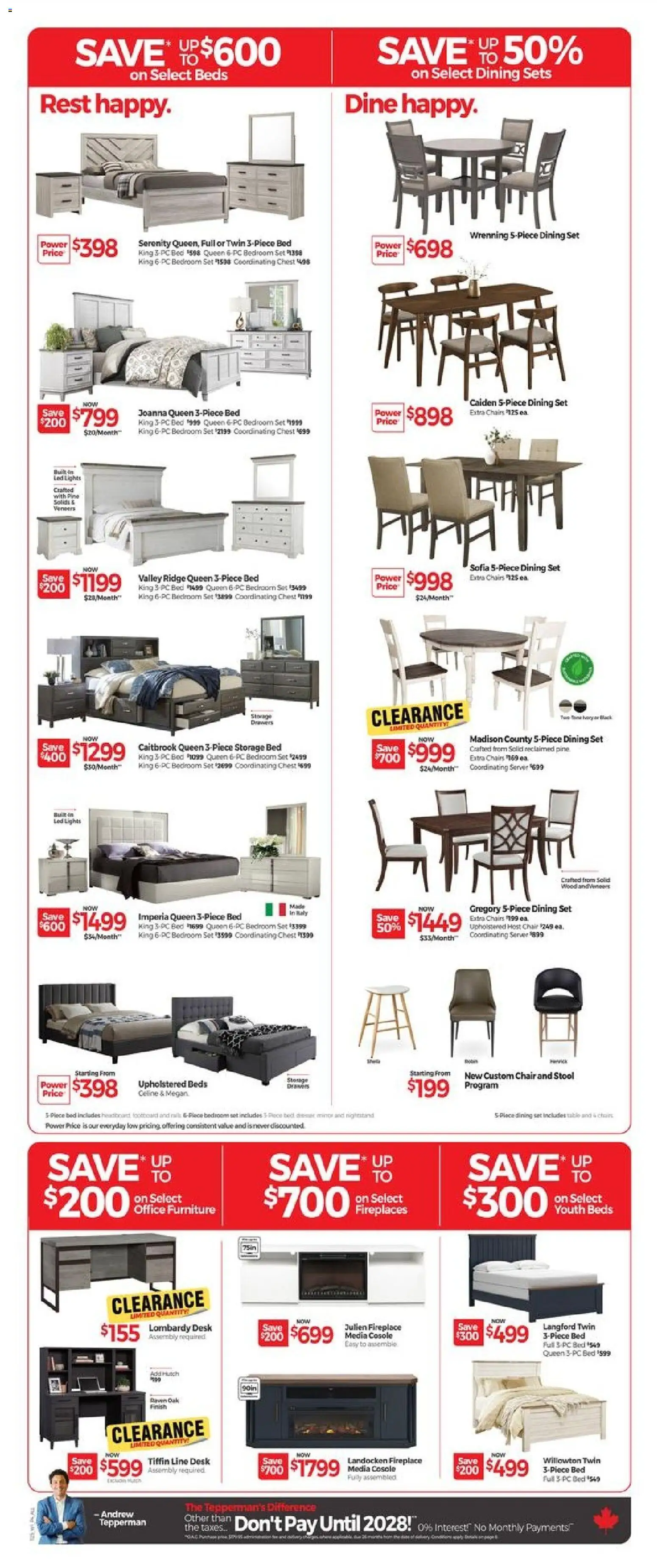 Tepperman's flyer valid from 30.10.2025 | Page: 7 | Products: PC, Ridge, Table, Chair