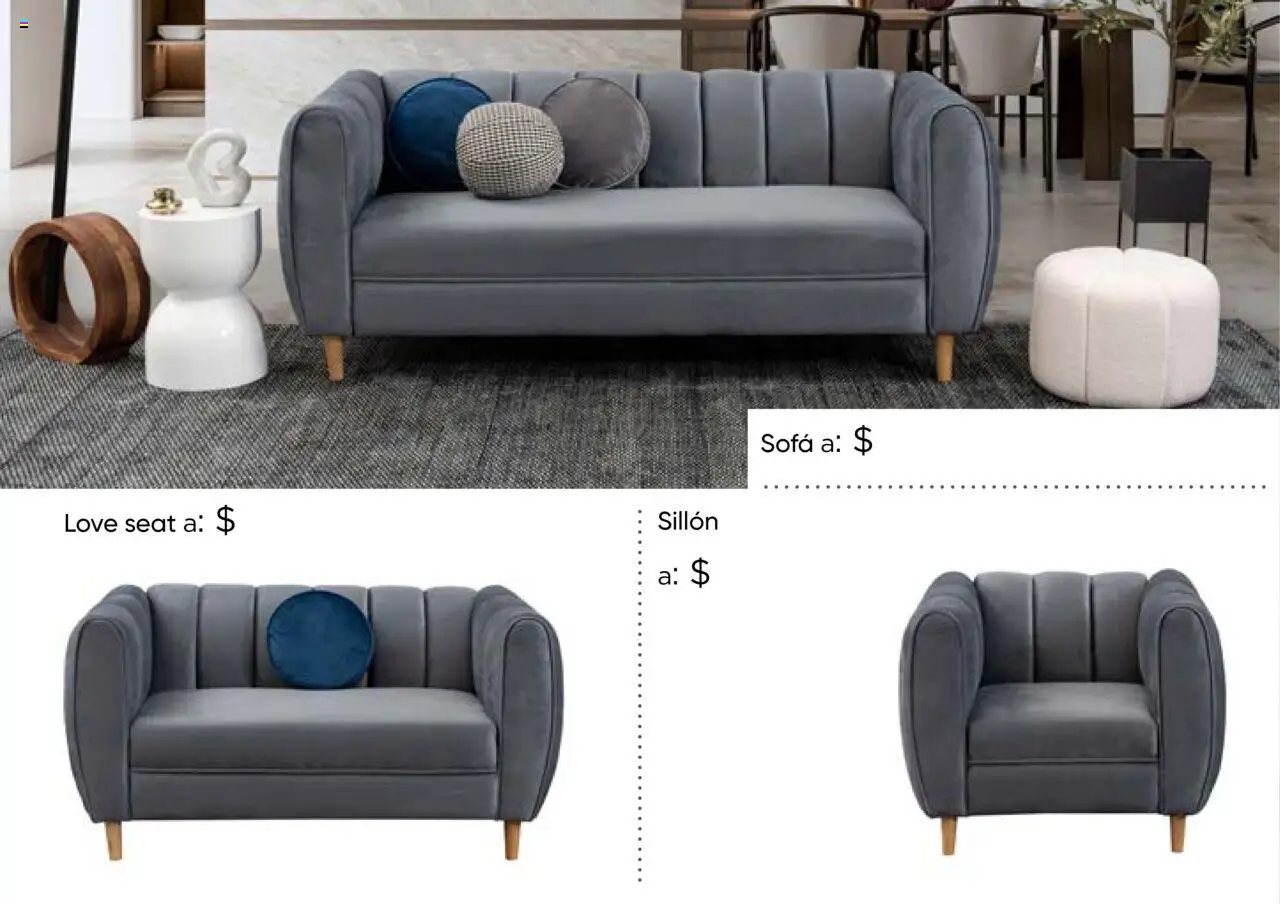 Nuevas ofertas de Muebles Dico válidas en toda la República Mexicana desde el 25.10.2024. ¡Encuentra las mejores ofertas en Muebles Dico catálogo Dico! | Página: 92 | Productos: Sofá, Sillón