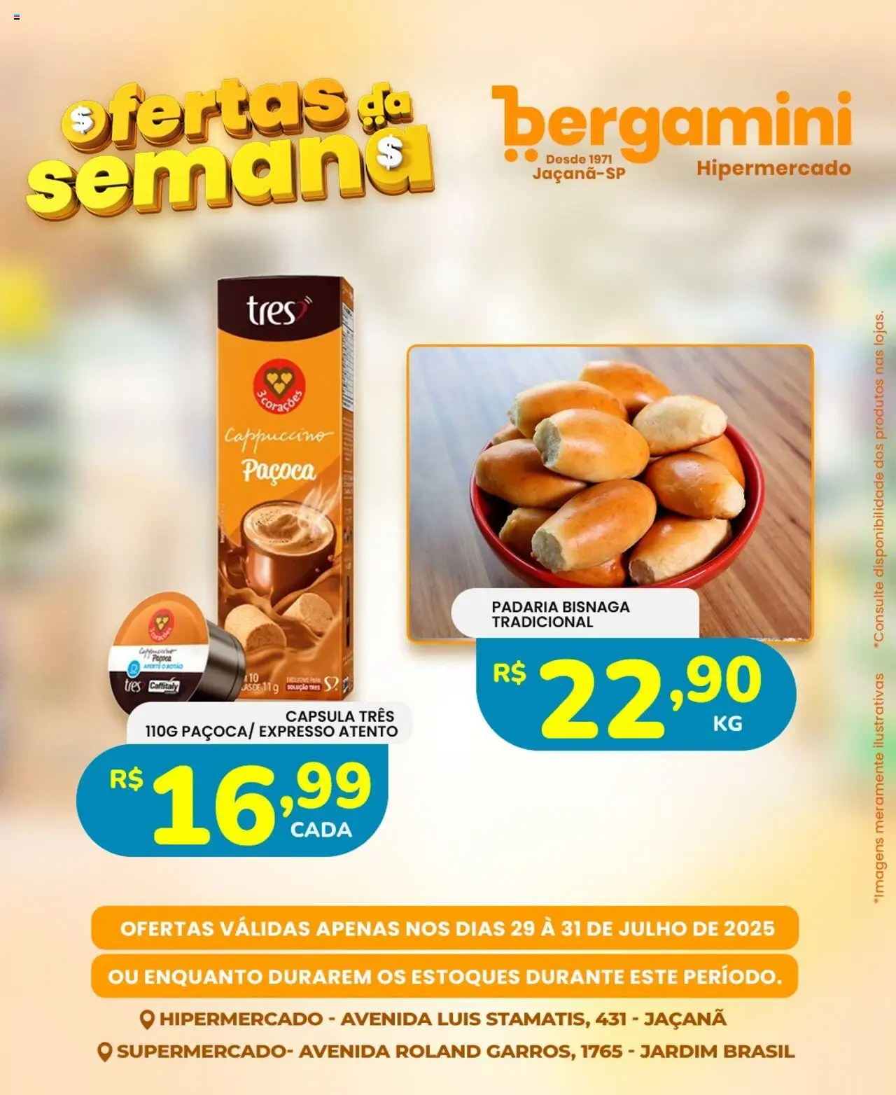 Supermercado Bergamini Folheto - válido de 29.07.2025 | Página: 16 | Produtos: Paçoca