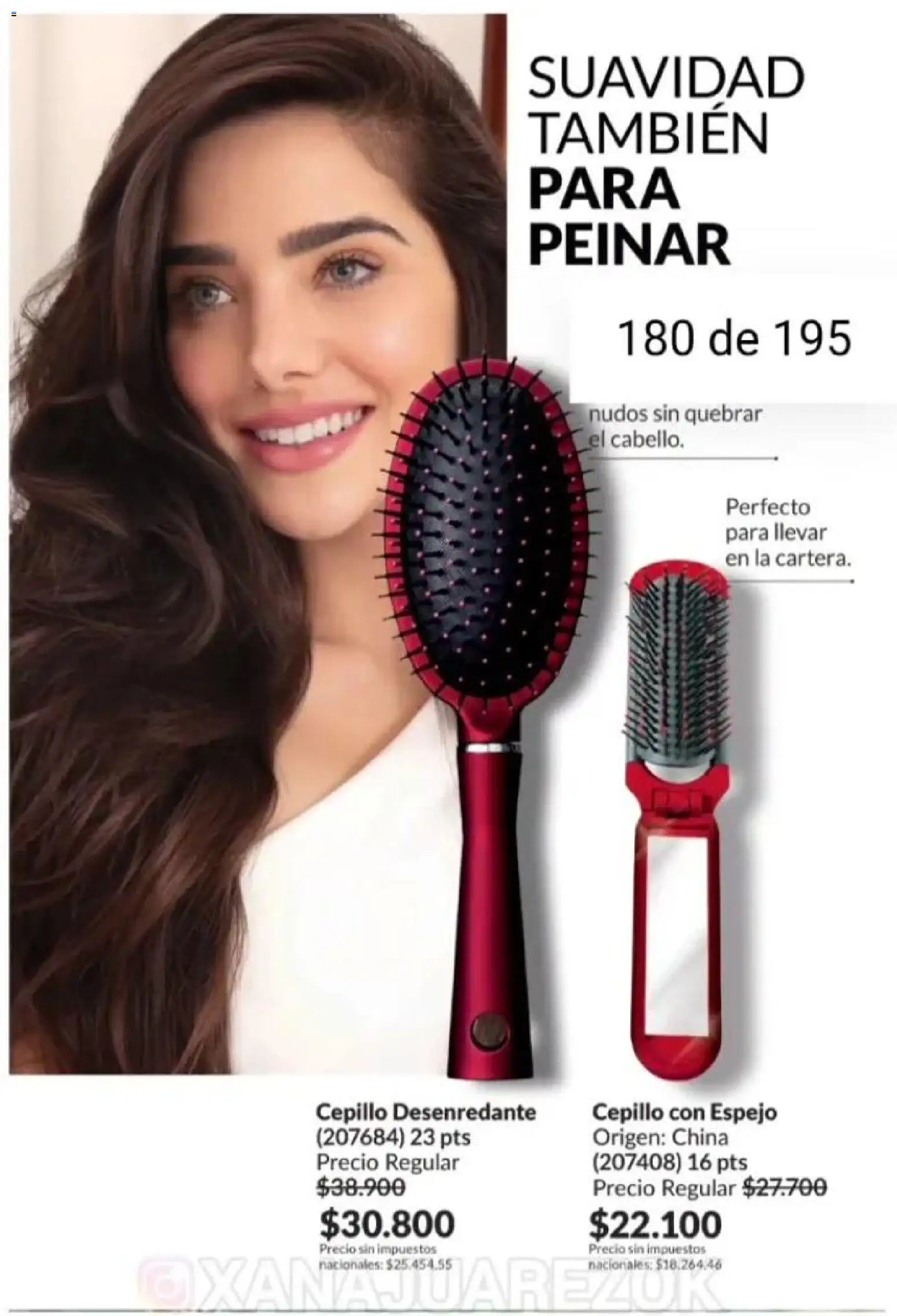Catálogo AVON Campaña 1/2026 │ válido desde el 01.01.2026 | Página: 169 | Productos: Espejo, Cepillo