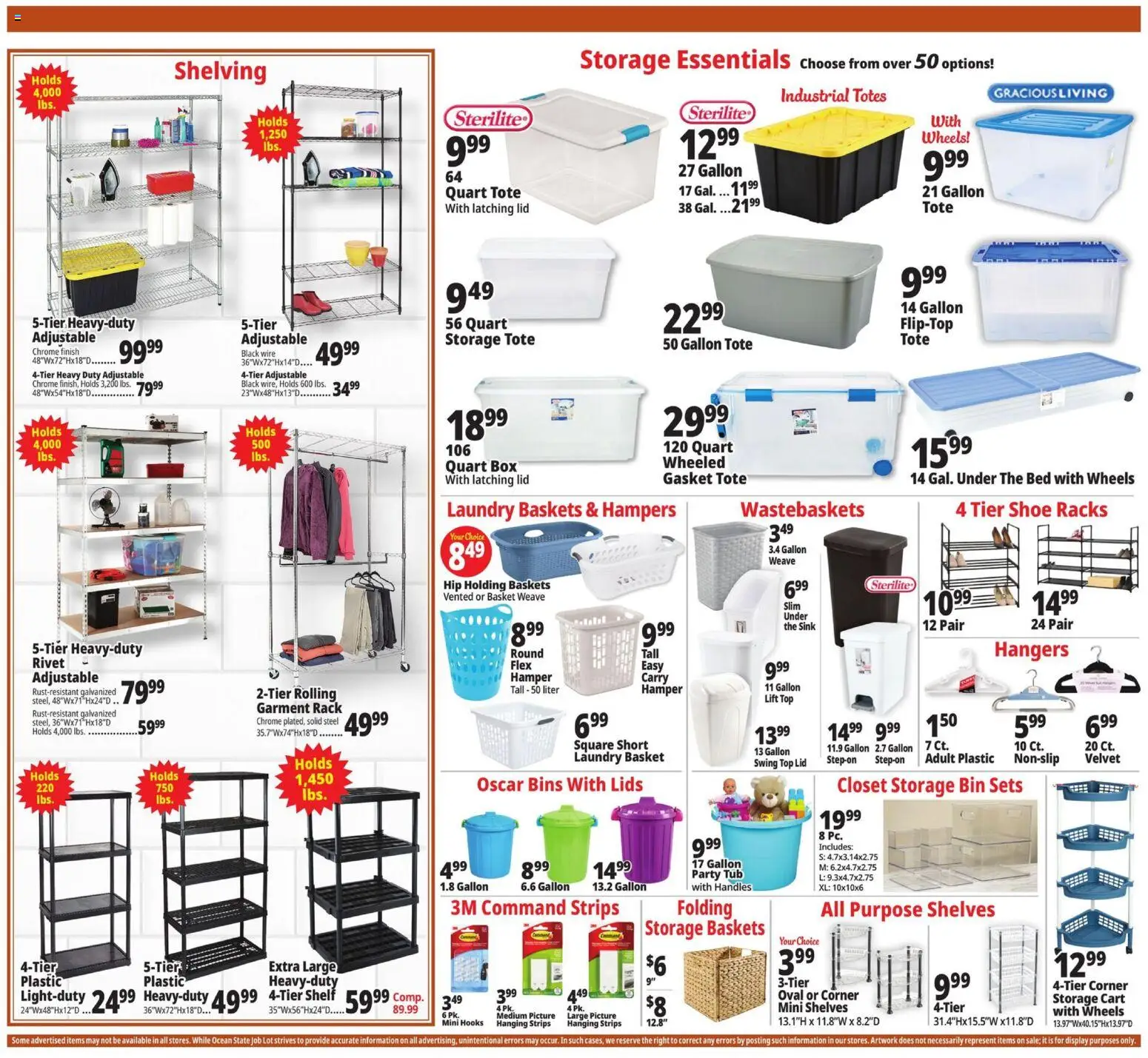 Ocean State Job Lot Weekly Ad - valid from 20.11.2025 | Page: 28 | Products: Box, Basket, Wire, Closet