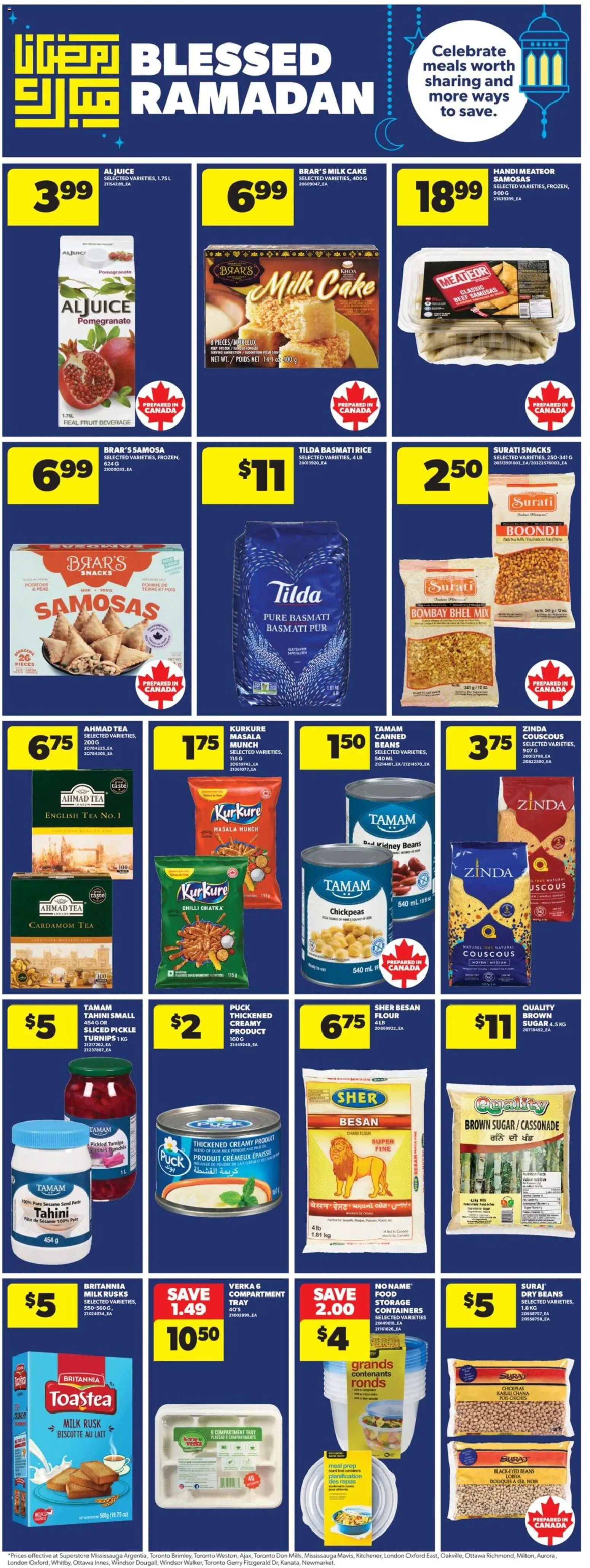Real Canadian Superstore flyer valid from 12.02.2026 | Page: 18 | Products: Tea, Beef, Powder, Milk
