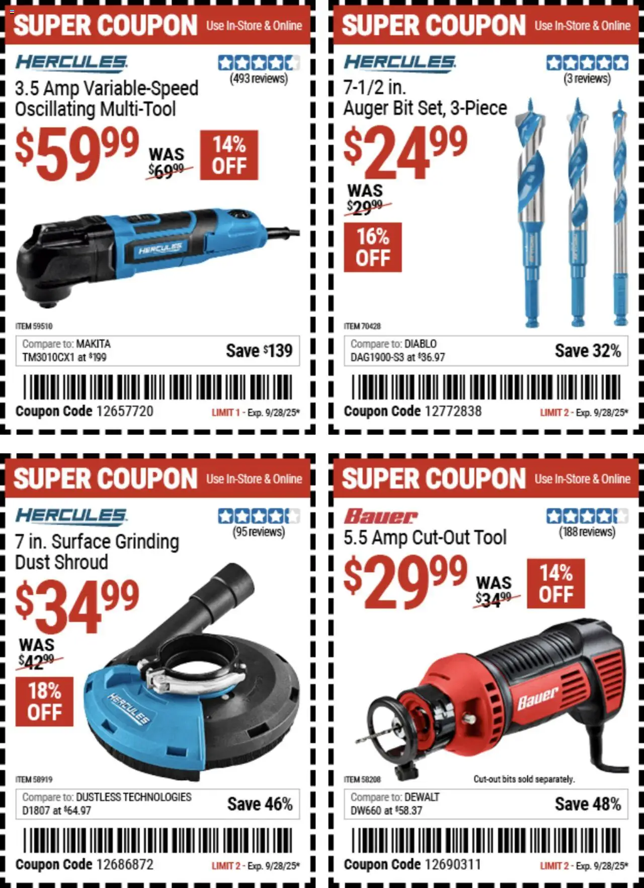 Harbor Freight Weekly Ad - valid from 15.09.2025 | Page: 16