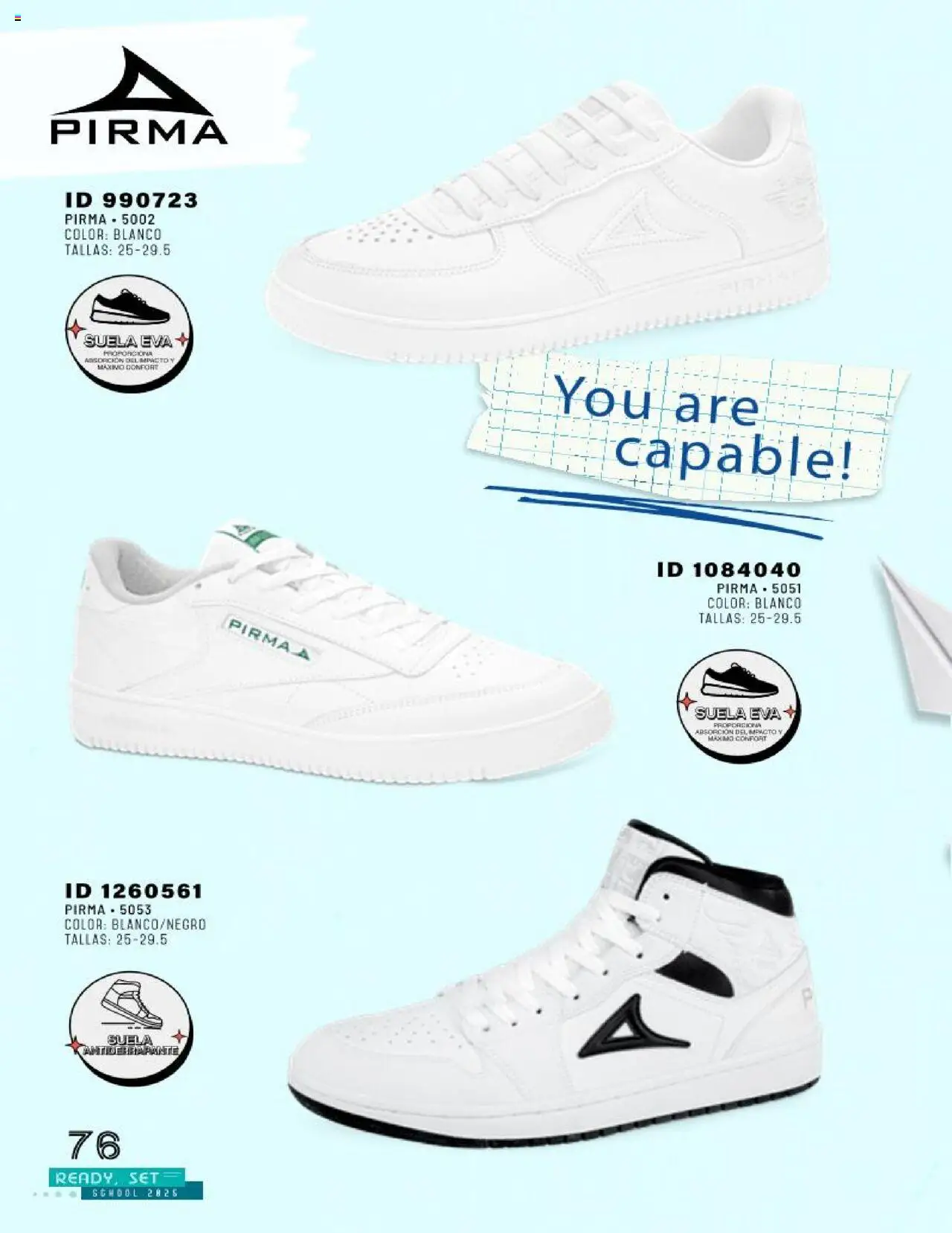 Nuevas ofertas de Price Shoes válidas en toda la República Mexicana desde el 26.08.2025. ¡Encuentra las mejores ofertas en Price Shoes - Catálogo Ready for School ! | Página: 76