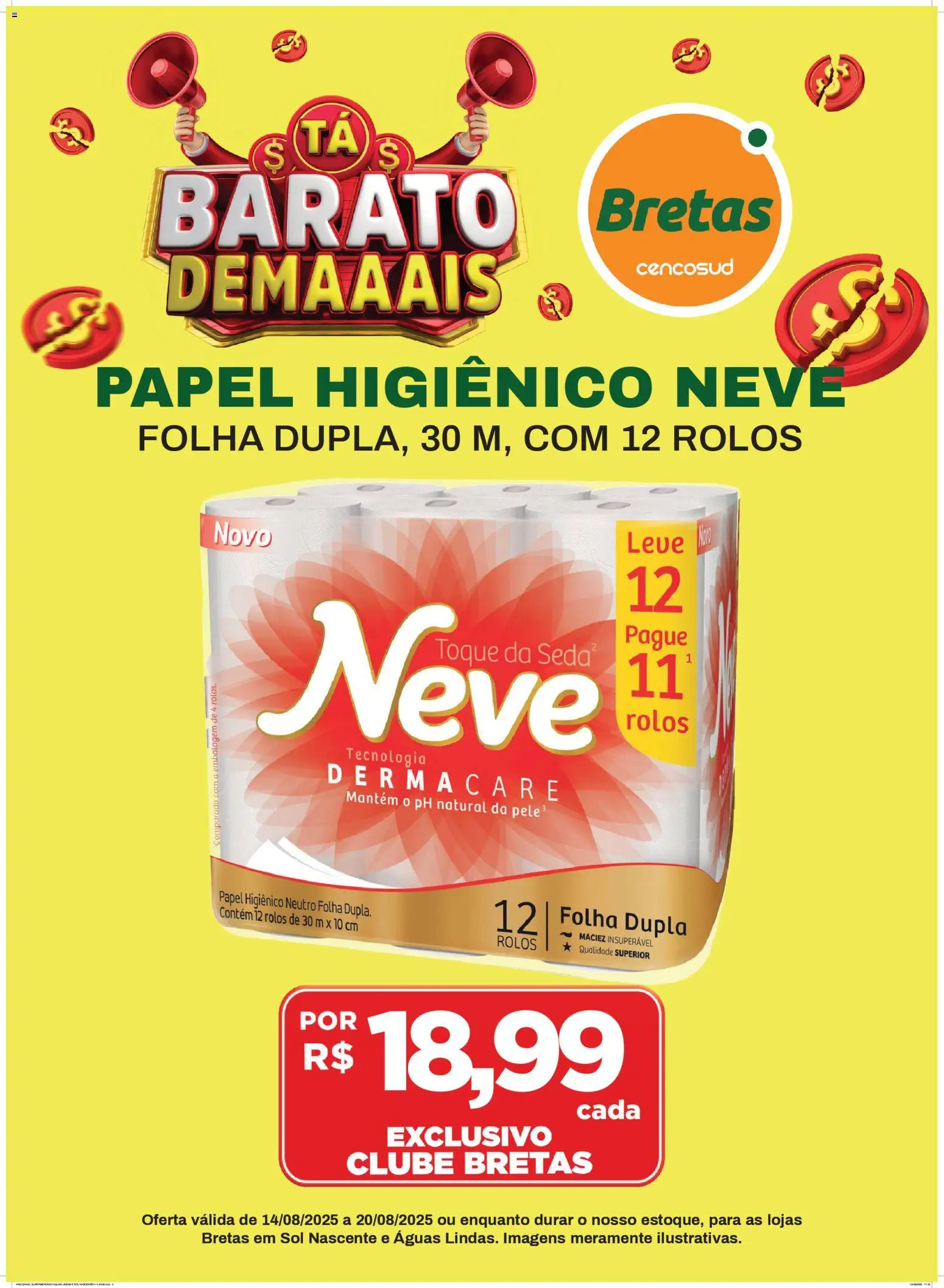 Bretas Folheto - válido de 14.02.2026 | Página: 4 | Produtos: Papel higiênico