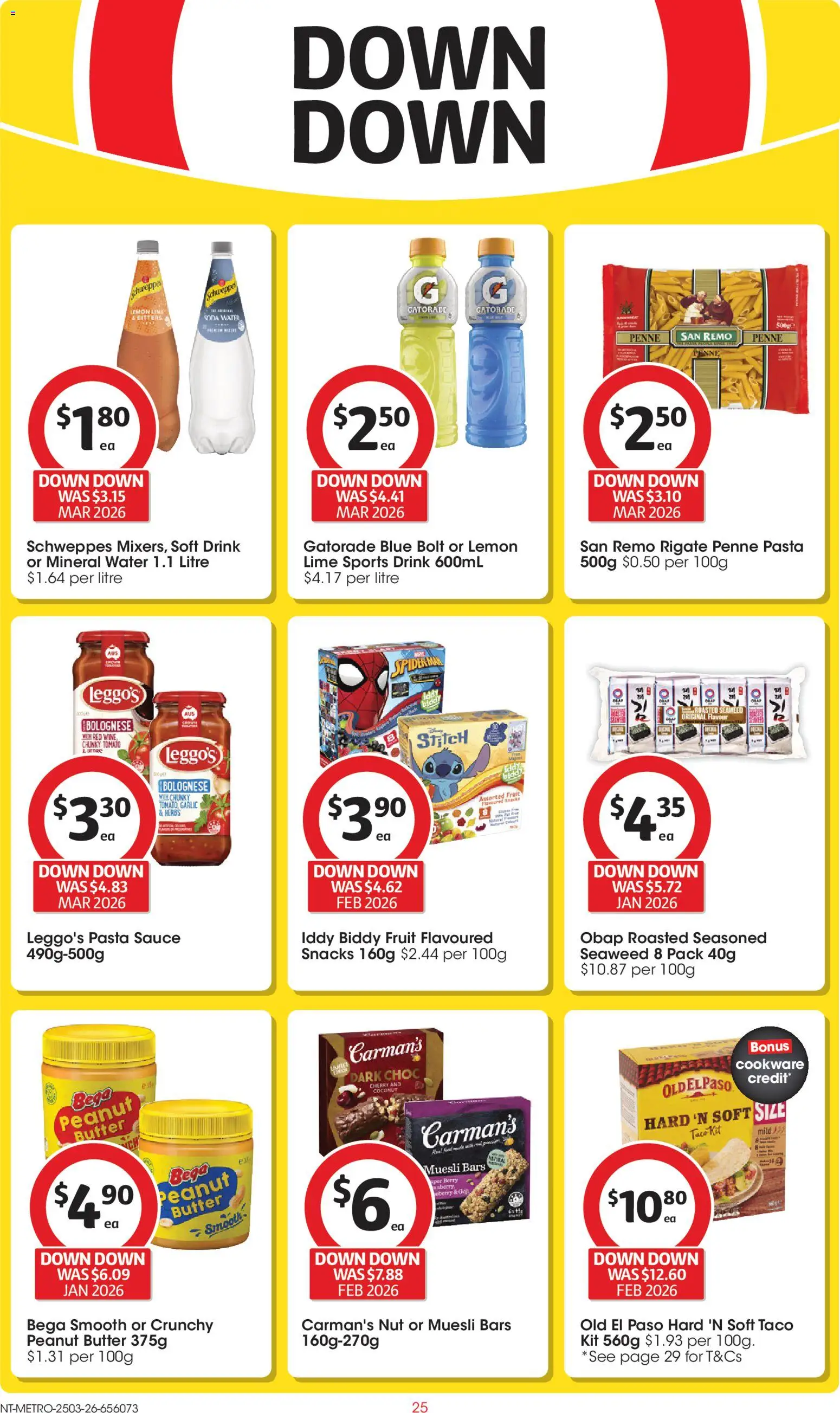 Coles catalogue - valid from 25.03.2026 | Page: 25 | Products: Butter, Wine, Cookware, Pasta