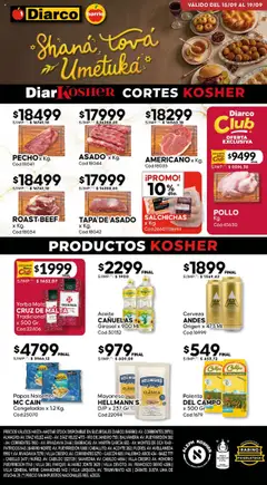 Vista previa Diarco - Ofertas Kosher válido desde el 15.09.2025