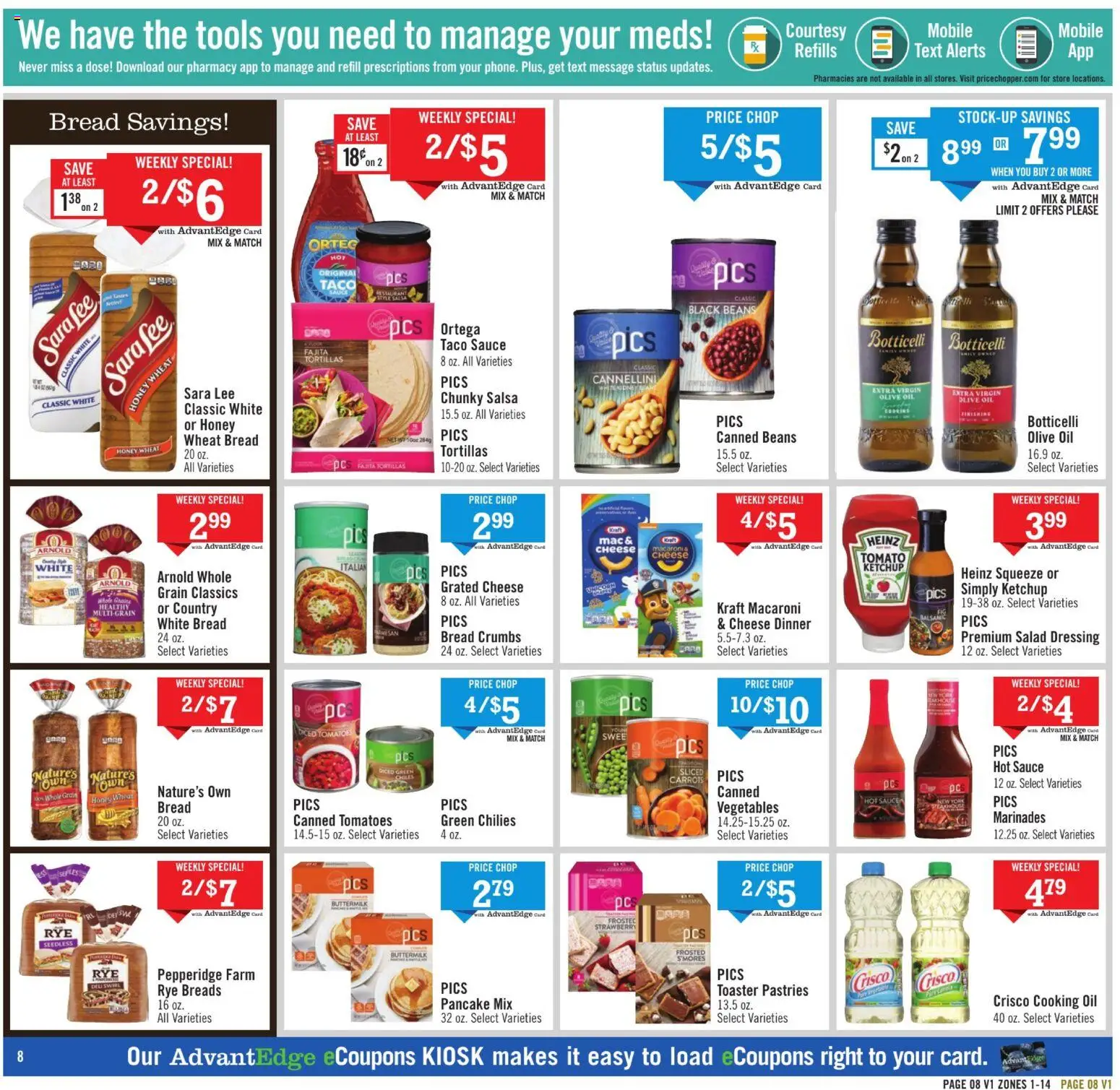 Price Chopper - Weekly Ad - valid from 01.03.2026 | Page: 12 | Products: Toaster, Oil, Tomatoes, Salad