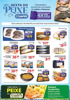 Comper - Ofertas Sexta do Peixe - Pré-Visualização do folheto da loja Comper, válido de 01.08.2025