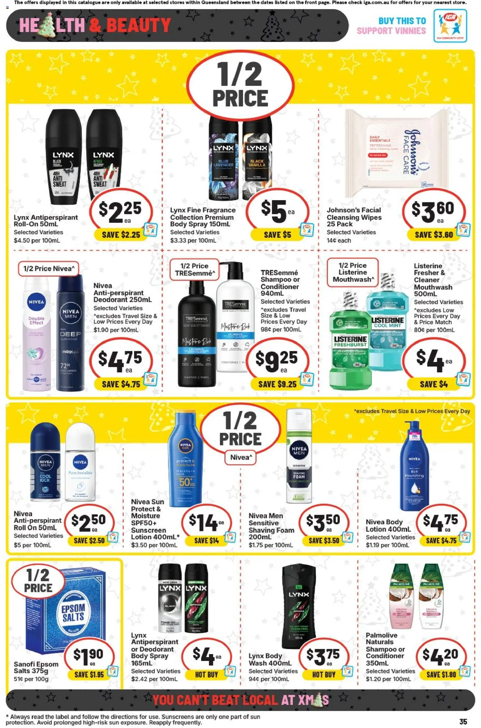 IGA catalogue - valid from 10.12.2025 | Page: 39 | Products: Cleaner, Shampoo, Deodorant, Antiperspirant