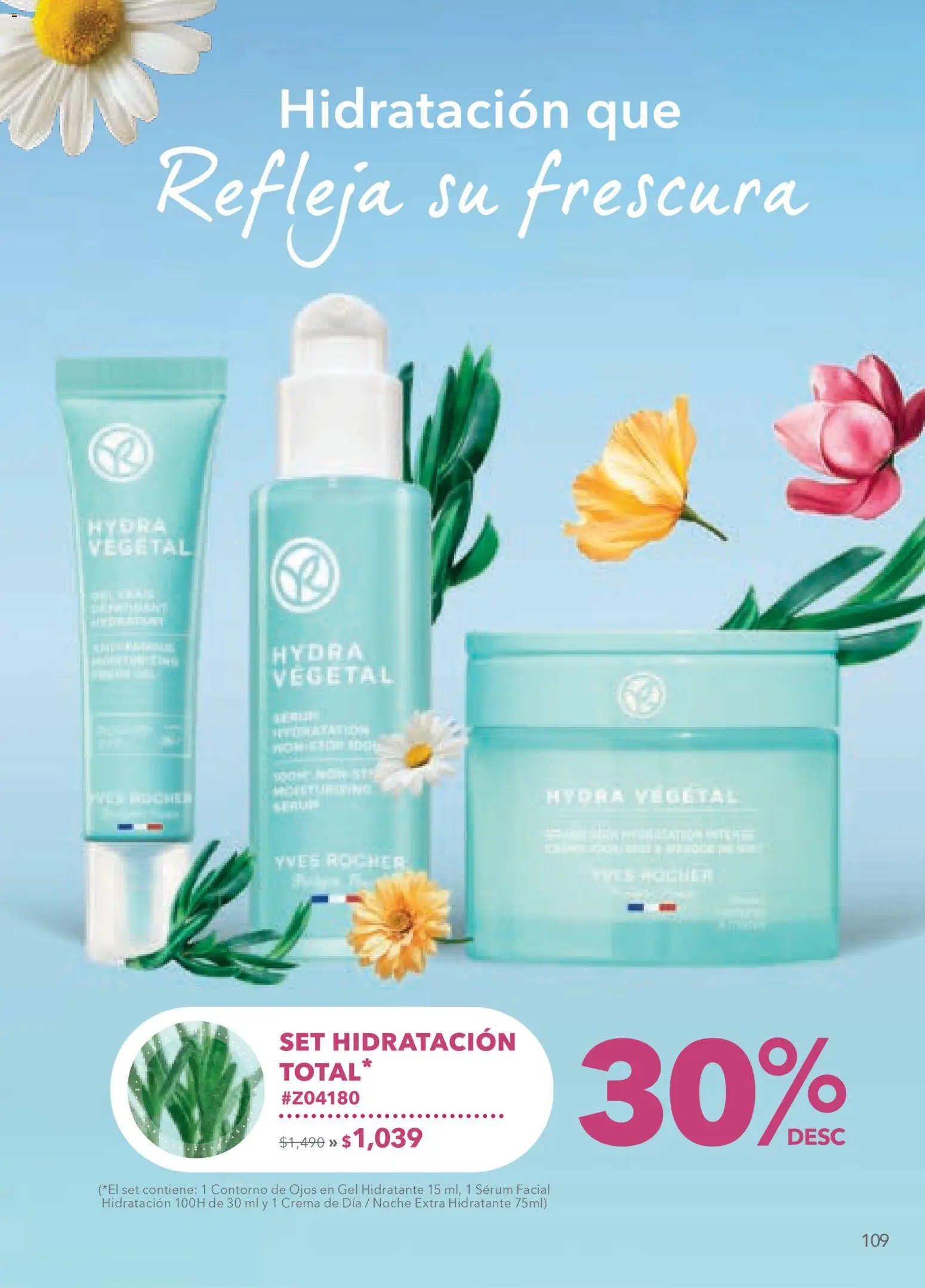 Nuevas ofertas de Yves Rocher válidas en toda la República Mexicana desde el 24.03.2026. ¡Encuentra las mejores ofertas en Yves Rocher campaña 5 2026! | Página: 111 | Productos: Contorno de ojos, Serum, Crema, Contorno