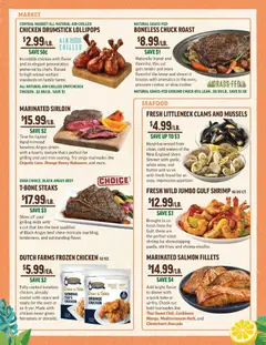 Preview of Central Market weekly ads valid from 08.04.2026 | Page: 3 | Products: Bread, Seafood, Oven, The oven