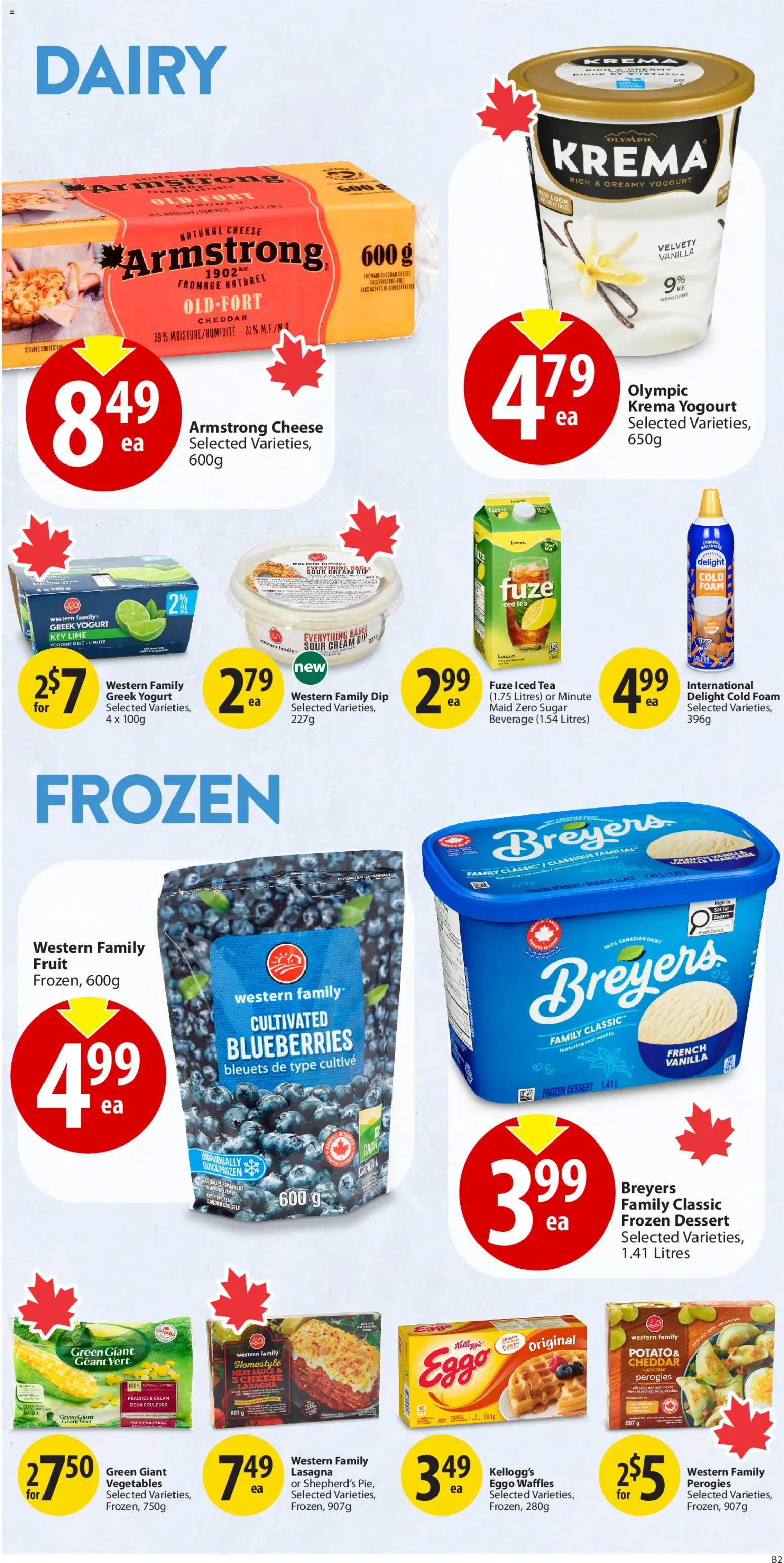 Save on foods flyer valid from 12.03.2026 | Page: 22 | Products: Tea, Sour cream, Cream, Yogurt