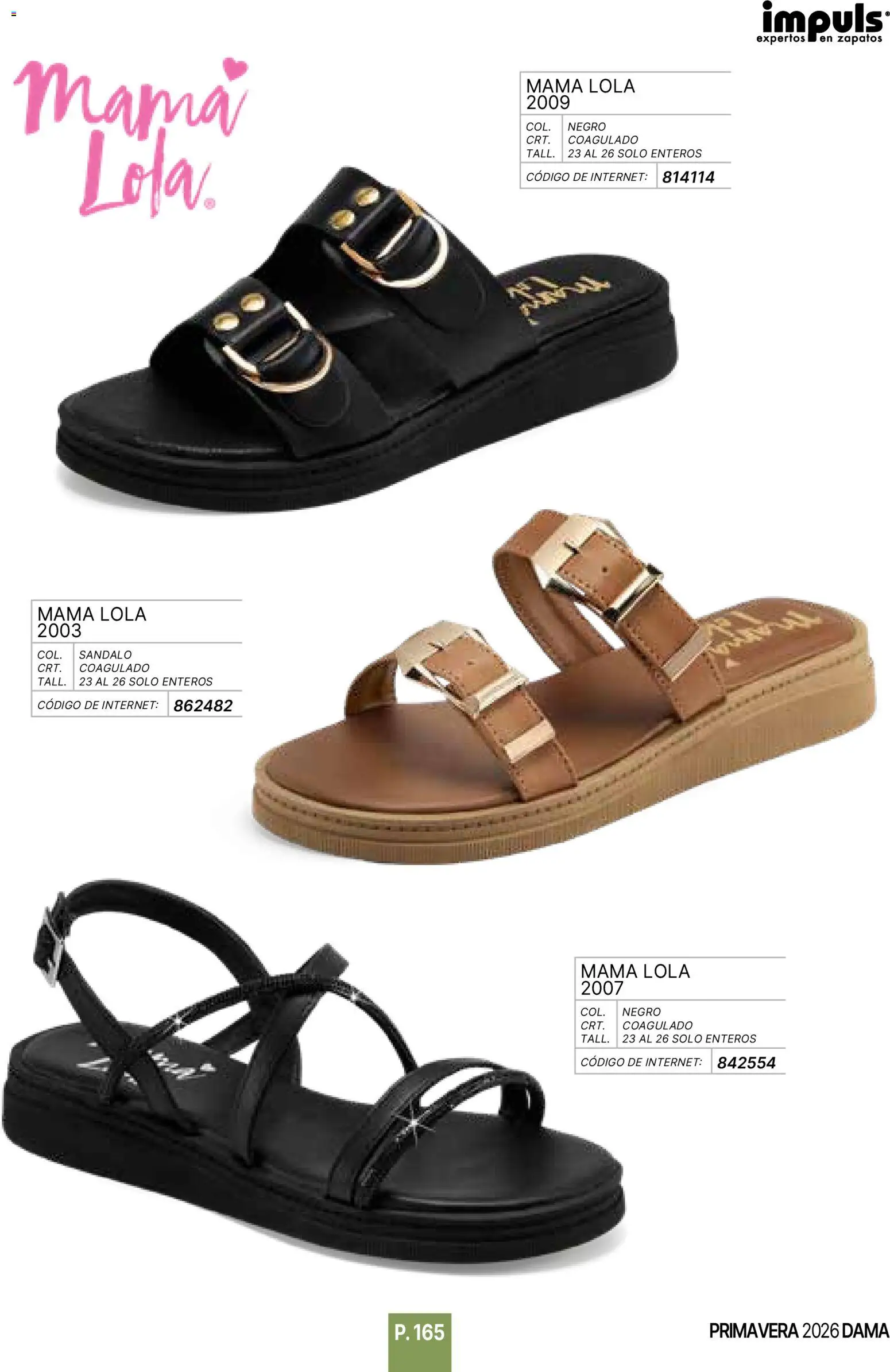 Nuevas ofertas de Impuls válidas en toda la República Mexicana desde el 01.01.2026. ¡Encuentra las mejores ofertas en Impuls catálogo Primavera! | Página: 167 | Productos: Zapatos