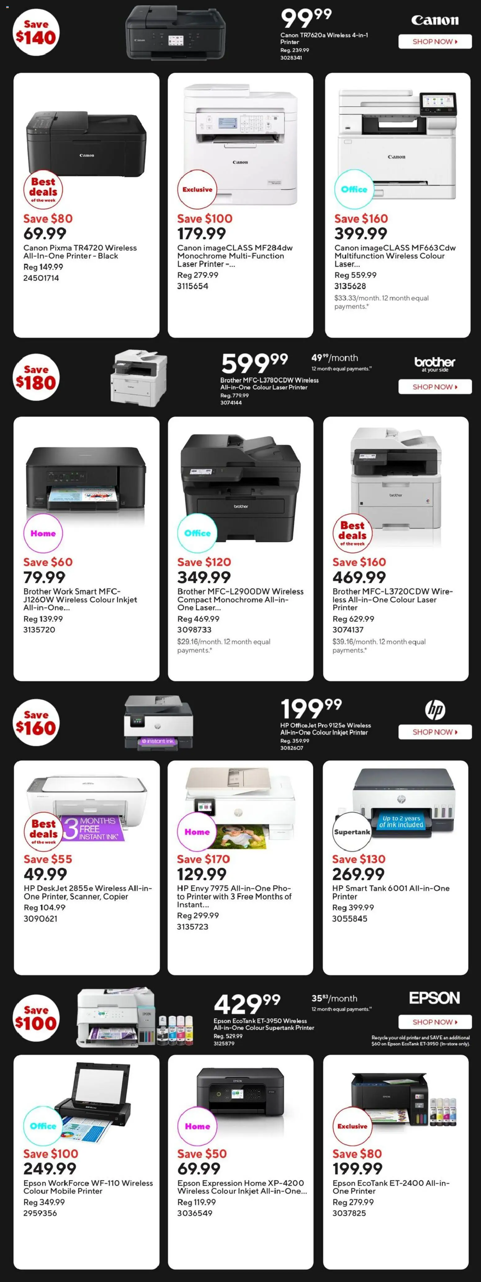 Staples flyer valid from 20.03.2026 | Page: 3 | Products: Printer