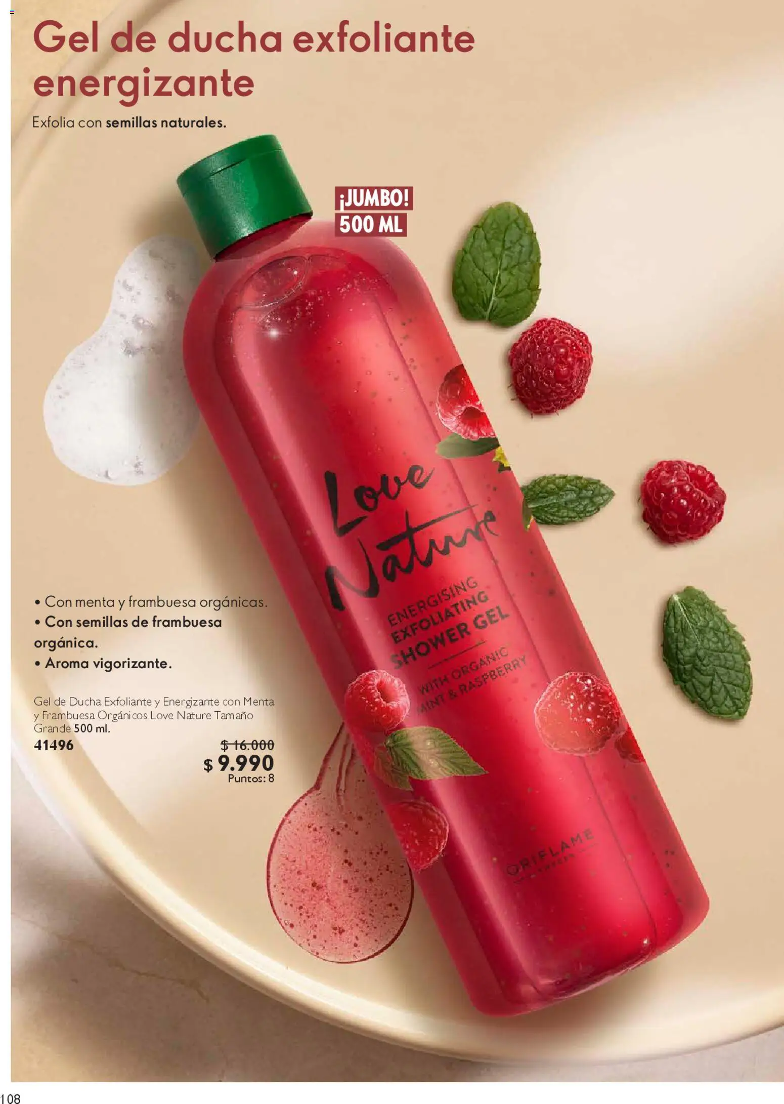 Oriflame ofertas  │ válido desde el 28.03.2026 | Página: 108 | Productos: Semillas, Ducha, Gel de ducha