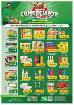 Mart Minas ofertas Segunda do Comerciante - Pré-Visualização do folheto da loja Mart Minas, válido de 13.04.2026