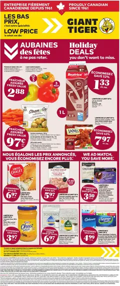 Preview of Giant Tiger Circulaire from shop Giant Tiger valid from 05.11.2025