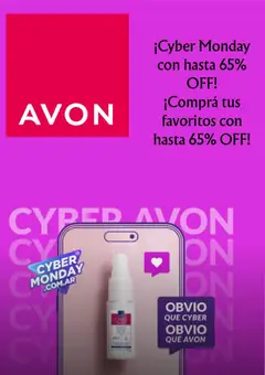 Vista previa  AVON Cyber Monday válido desde el 03.11.2025