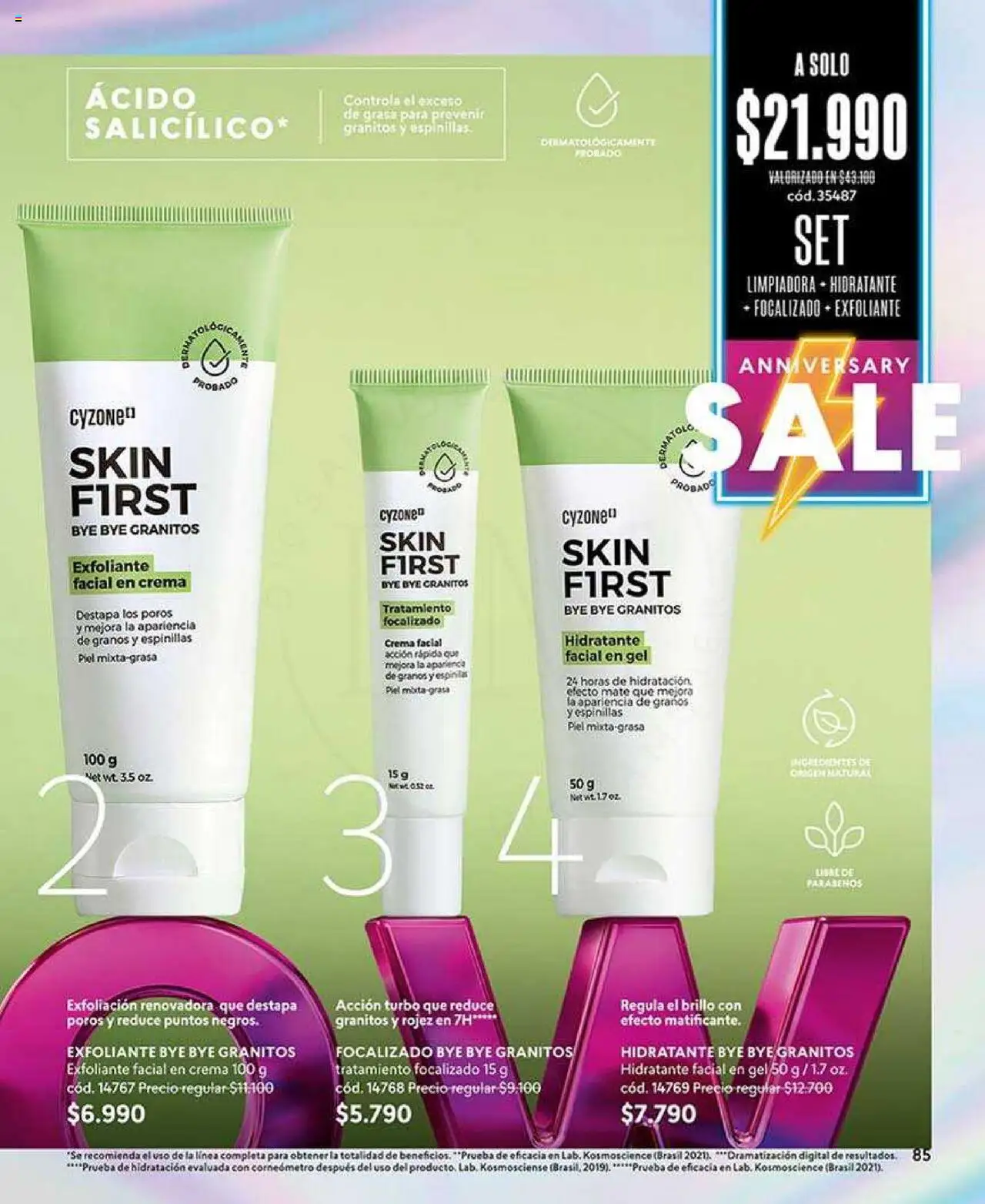 Catálogo CyZone Campaña 10 │ válido desde el 02.06.2025 | Página: 93 | Productos: Exfoliante facial, Brillo, Mate, Crema
