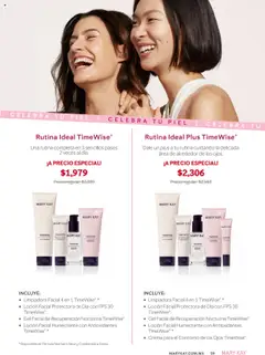 Nuevas ofertas de Mary Kay válidas en toda la República Mexicana desde el 01.09.2025. ¡Encuentra las mejores ofertas en Loción Facial Protectora de Día con FPS 30 TimeWise®., Loción Facial Protectora de Día con FPS 30 TimeWise®.! | Página: 59
