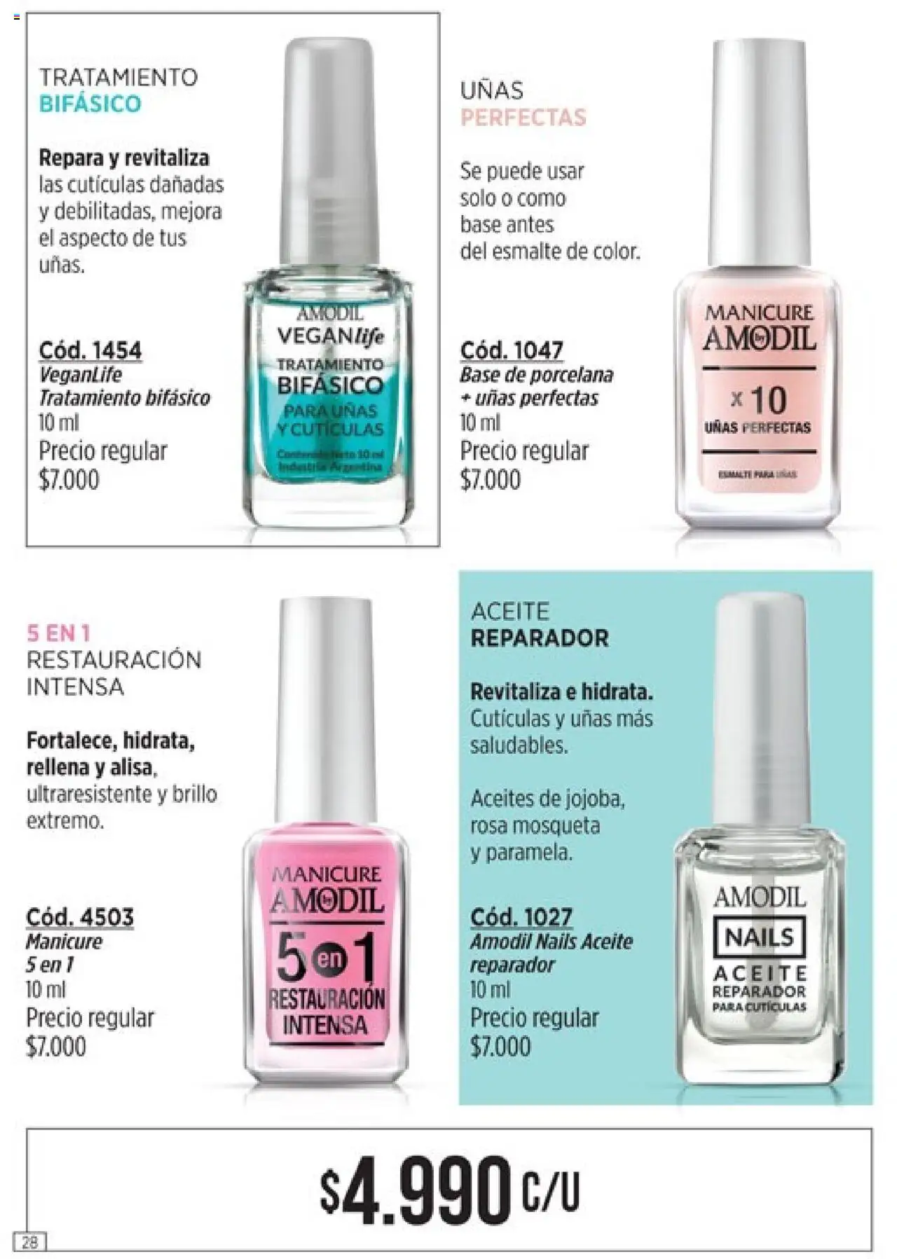 Catálogo Amodil Campaña 12 │ válido desde el 26.06.2025 | Página: 28 | Productos: Aceite, Brillo