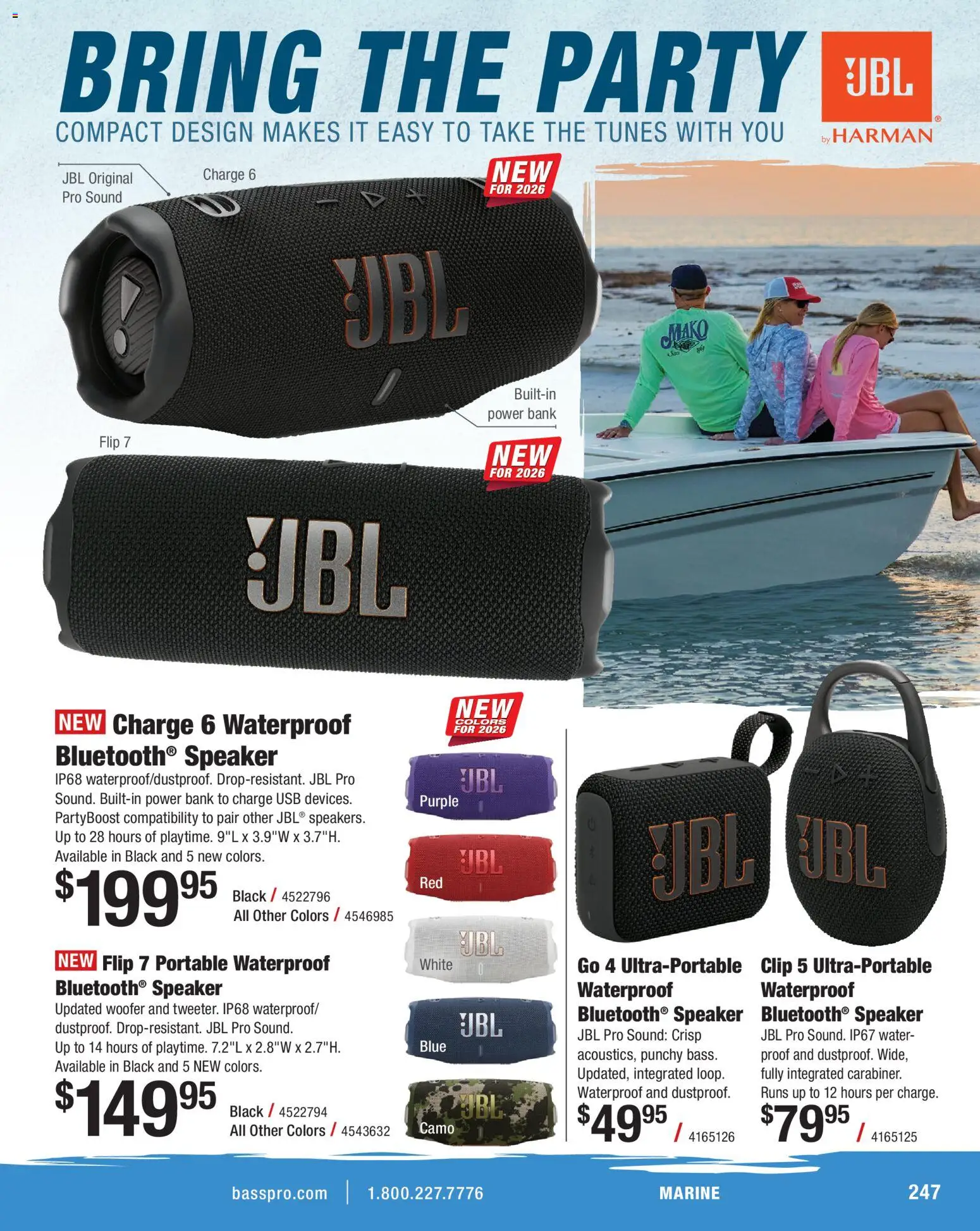 Cabela's Saltwater Specialist 26 - valid from 15.12.2025 | Page: 247 | Products: Water, Power Bank, Speaker, Usb
