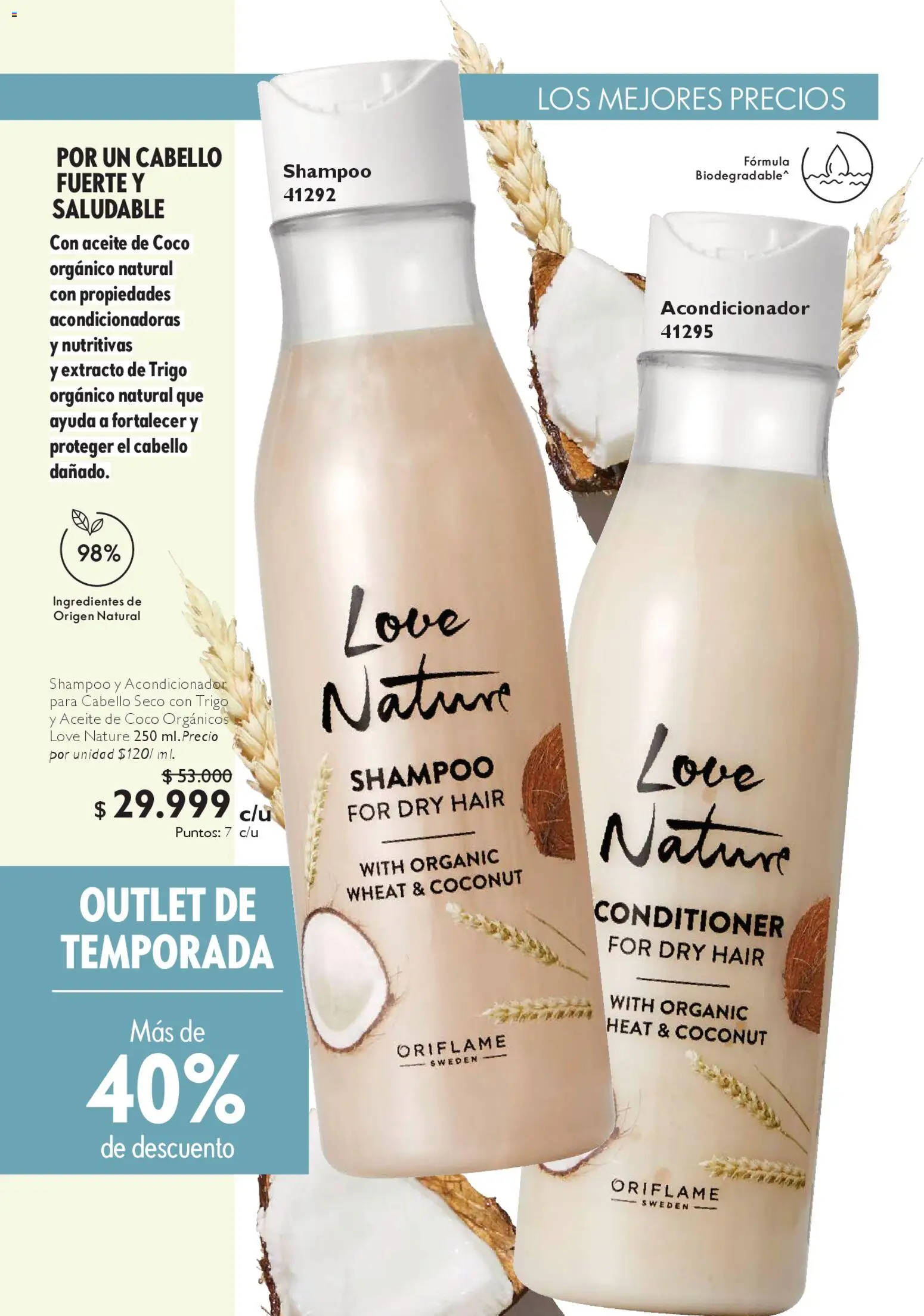 Oriflame revista - valida desde el 27.12.2025 | Página: 112 | Productos: Shampoo, Coco, Acondicionador, Aceite