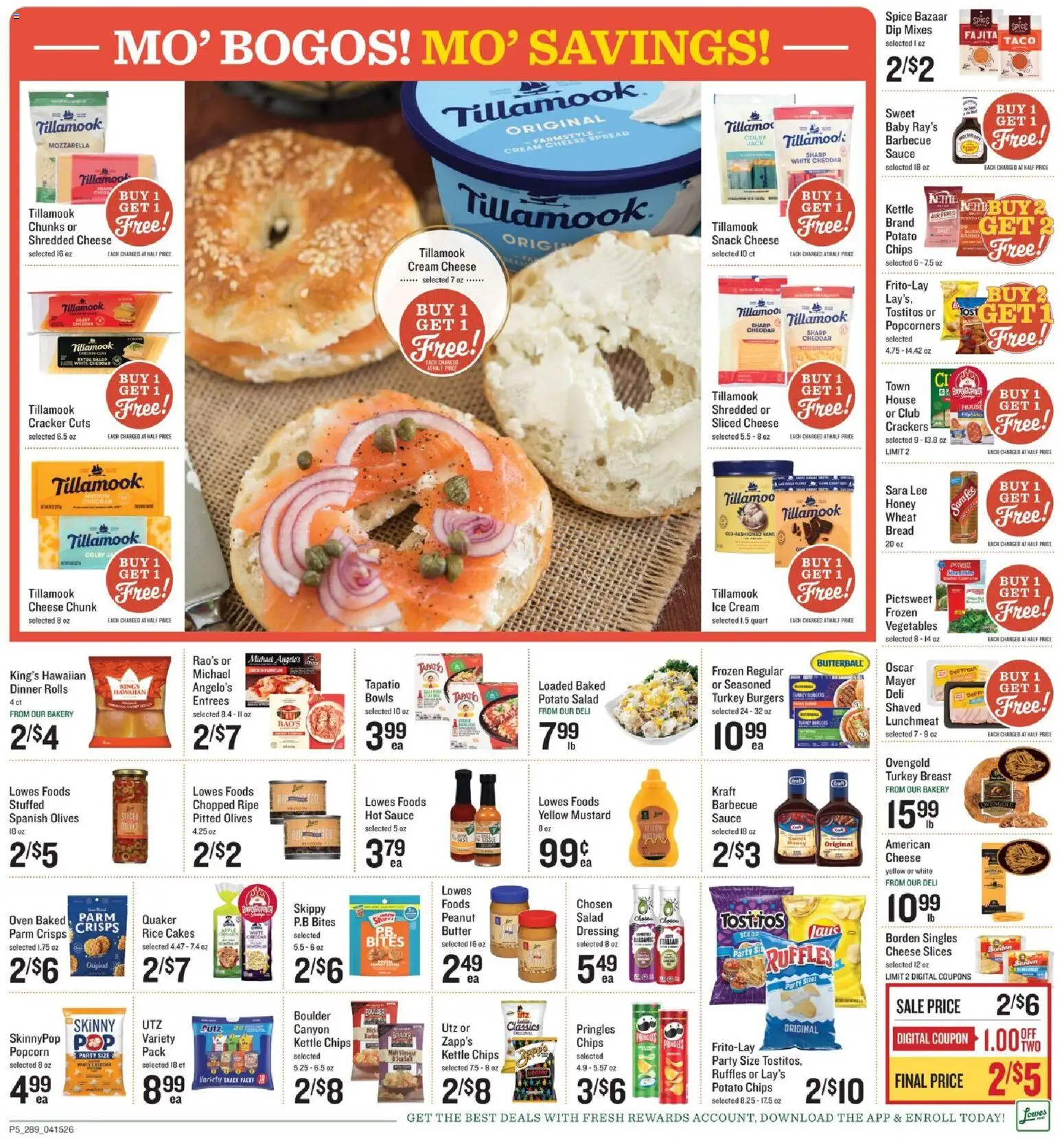 Lowes Foods Weekly Ad - GA - valid from 15.04.2026 | Page: 7 | Products: Cheese, Rice, Cream, Vegetables