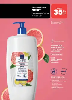 Vista previa de Crema corporal 6 en 1, 3 variantes. 1 litro, nuevo folleto de la tienda, válido en México a partir del 02.04.2026 | Página: 201