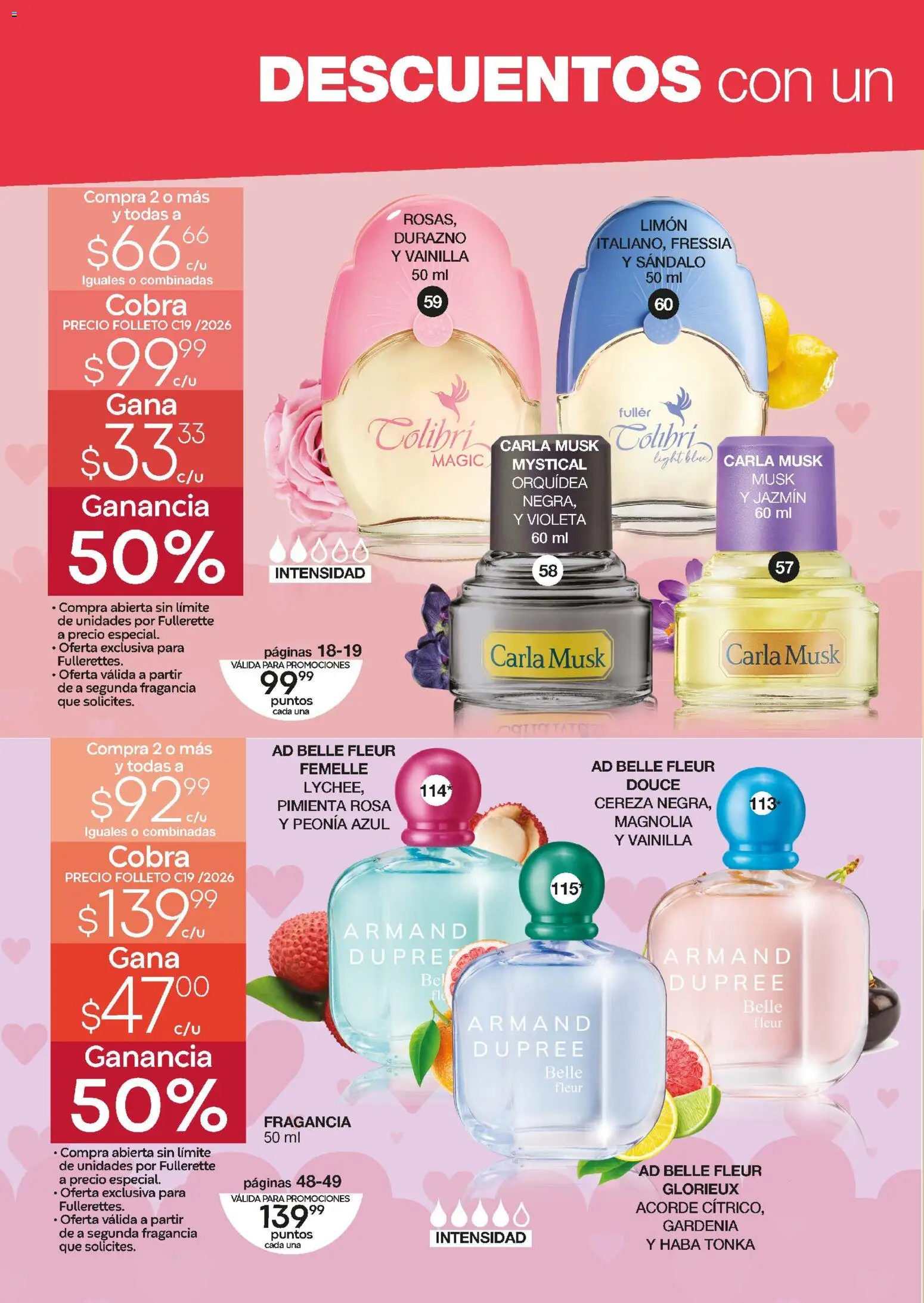 Nuevas ofertas de Fuller válidas en toda la República Mexicana desde el 24.12.2025. ¡Encuentra las mejores ofertas en Fuller Revista Gana Más C19! | Página: 12 | Productos: Durazno, Pimienta, Limón, Fragancia