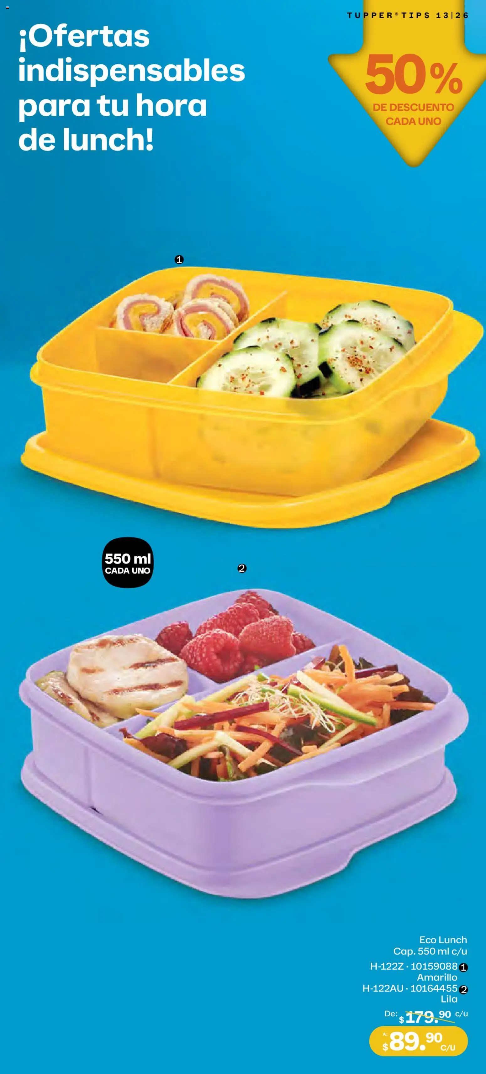 Nuevas ofertas de Tupperware válidas en toda la República Mexicana desde el 01.12.2025. ¡Encuentra las mejores ofertas en Tupperware catálogo! | Página: 26 | Productos: Tupper