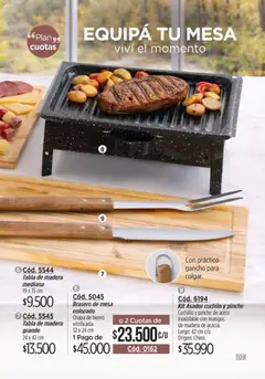 Vista previa modil - Campaña 7 válido desde el 20.03.2026 | Página: 109 | Productos: Chapa, Cuchillo, Mesa